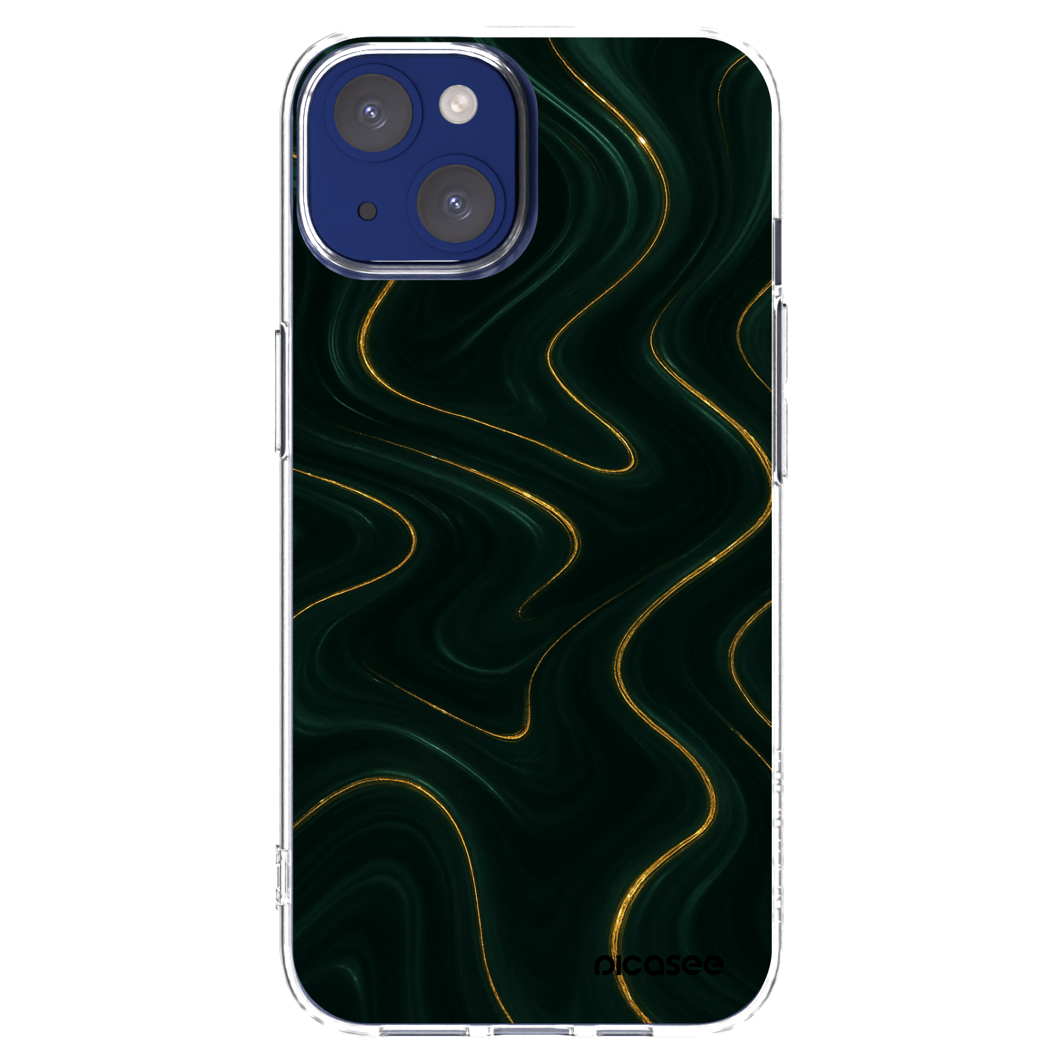 Picasee Apple iPhone 14 Hülle - Transparentes Silikon - Vawes