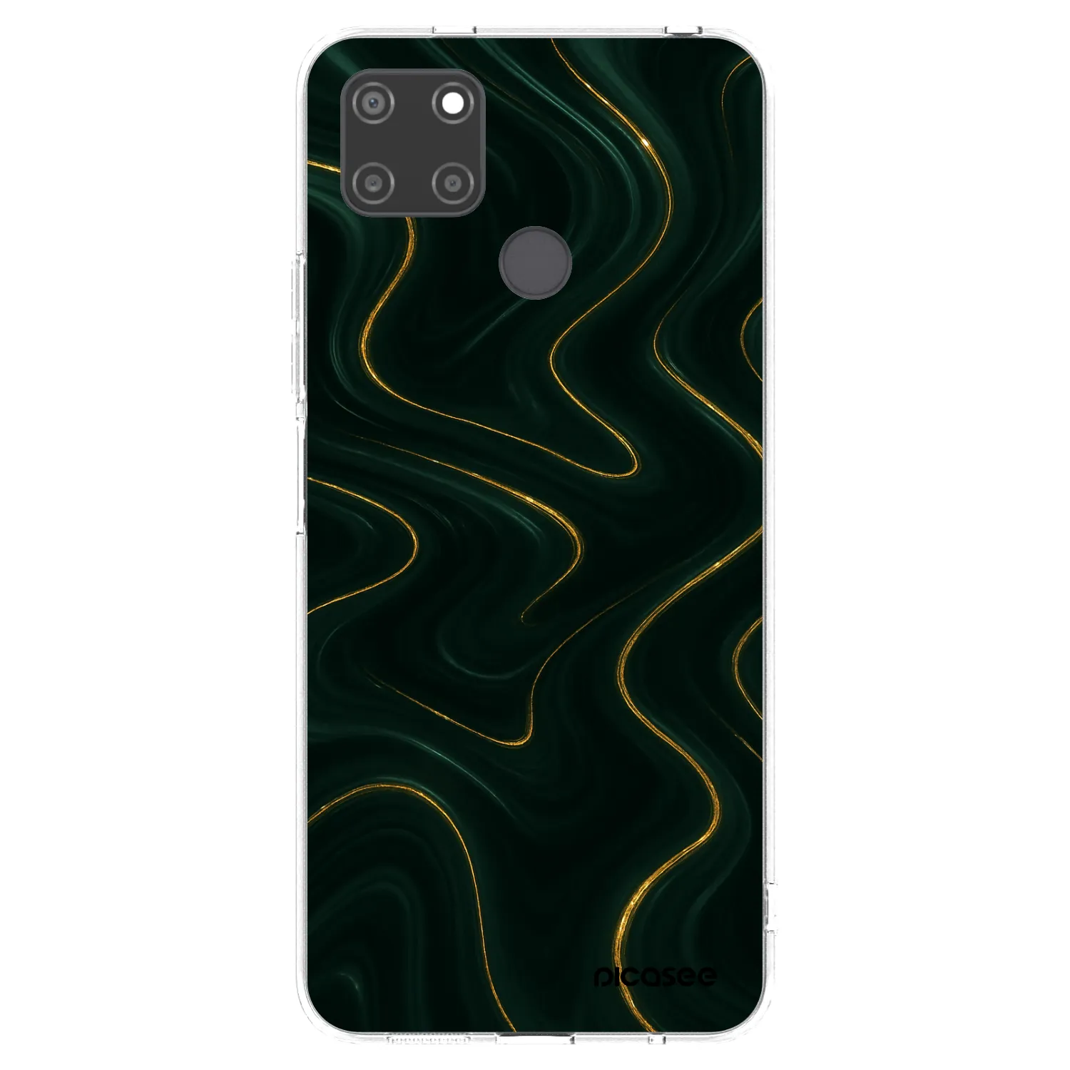 Picasee Realme C21Y Hülle - Transparentes Silikon - Vawes