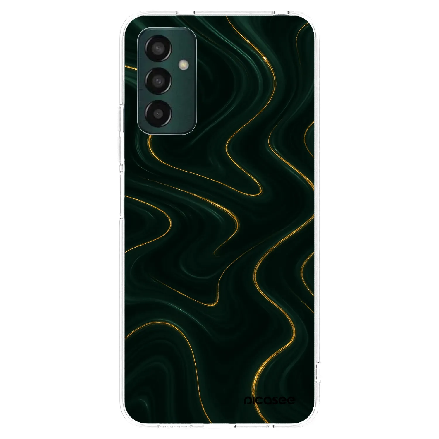 Picasee Samsung Galaxy M13 M135F Hülle - Transparentes Silikon - Vawes