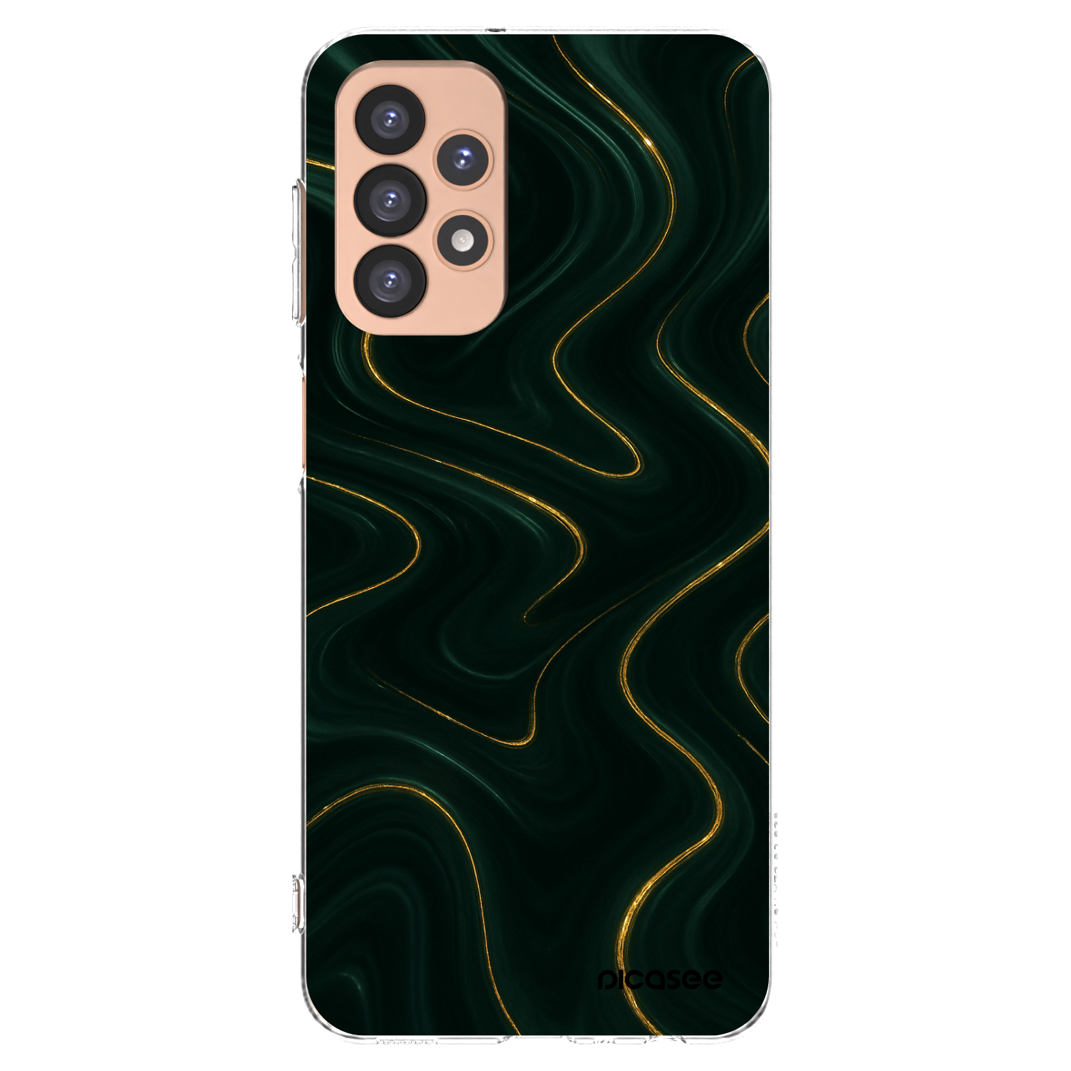 Picasee Samsung Galaxy A23 A236B 5G Hülle - Transparentes Silikon - Vawes