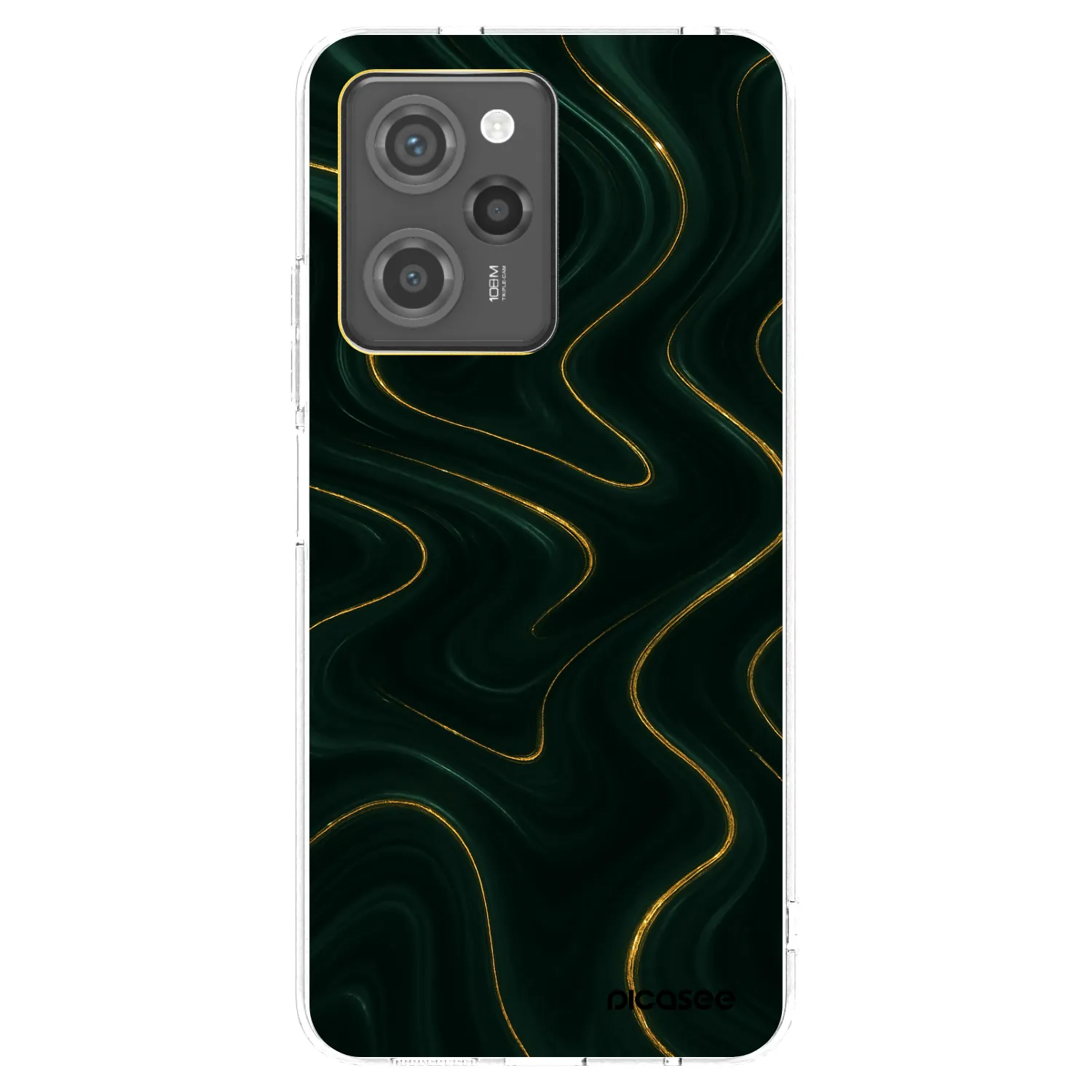 Picasee Xiaomi Poco X5 Pro Hülle - Schwarzes Silikon - Vawes