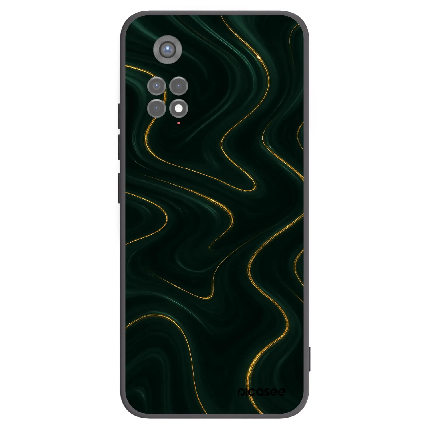 Picasee Xiaomi Redmi Note 11S 5G Hülle - Schwarzes Silikon - Vawes