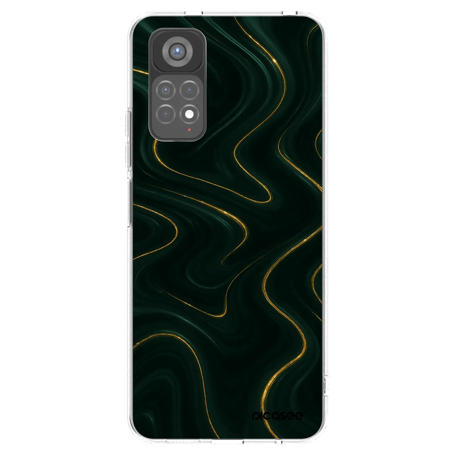 Picasee Xiaomi Redmi Note 11S 5G Hülle - Transparentes Silikon - Vawes