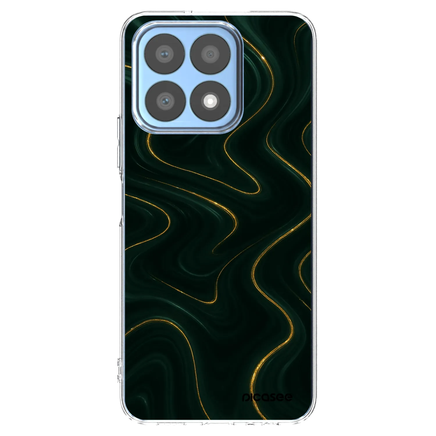 Picasee Honor X8a Hülle - Transparentes Silikon - Vawes