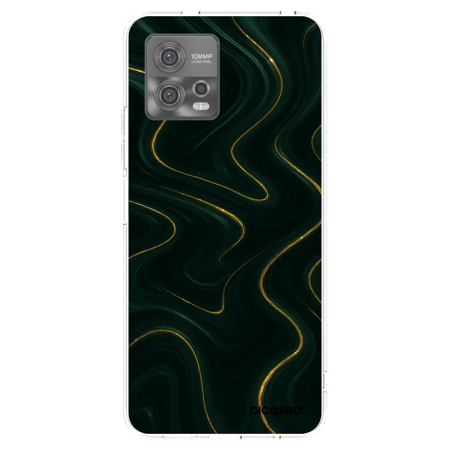 Picasee Motorola Moto G72 Hülle - Transparentes Silikon - Vawes