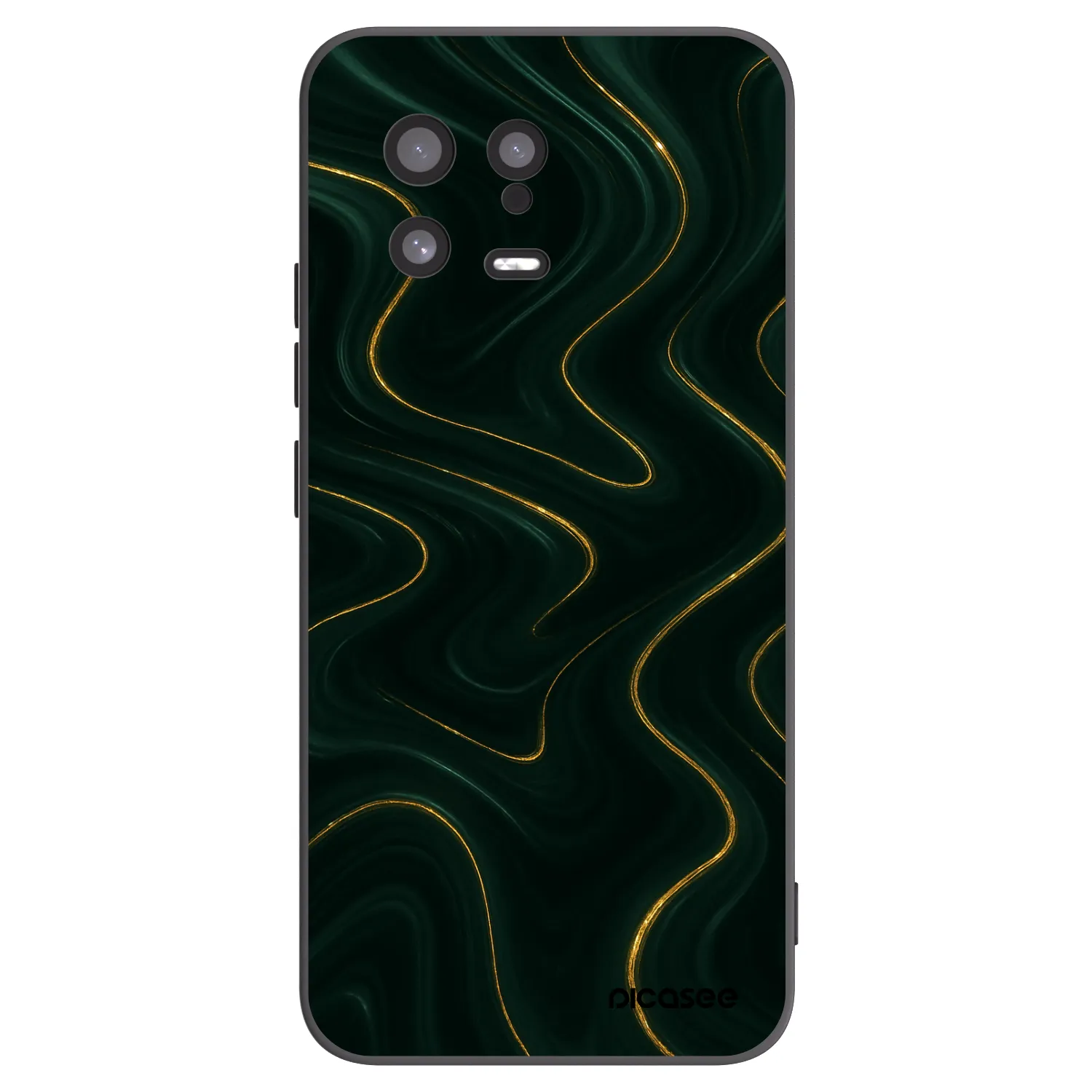 Picasee Xiaomi 13 Hülle - Schwarzes Silikon - Vawes