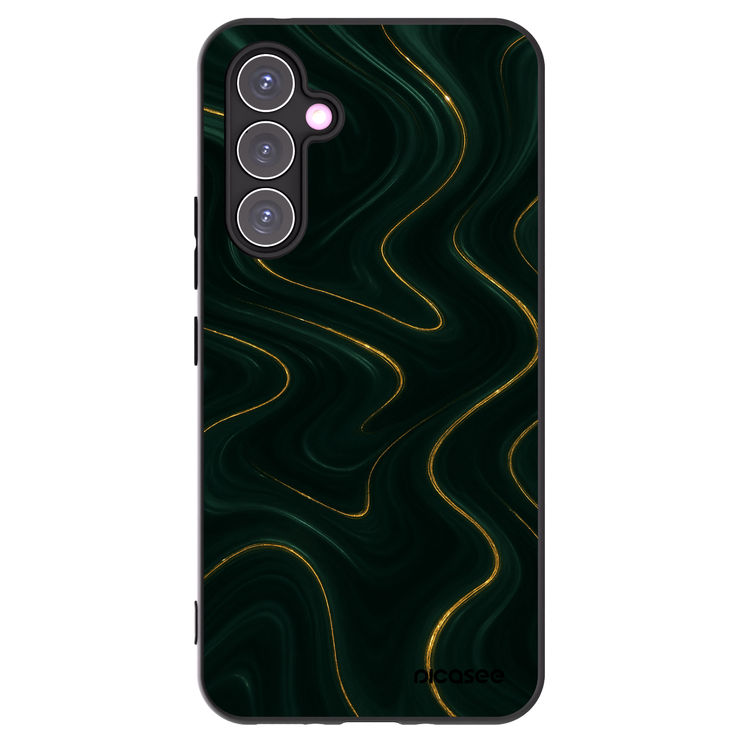 Picasee Samsung Galaxy A54 5G A546B Hülle - Schwarzes Silikon - Vawes