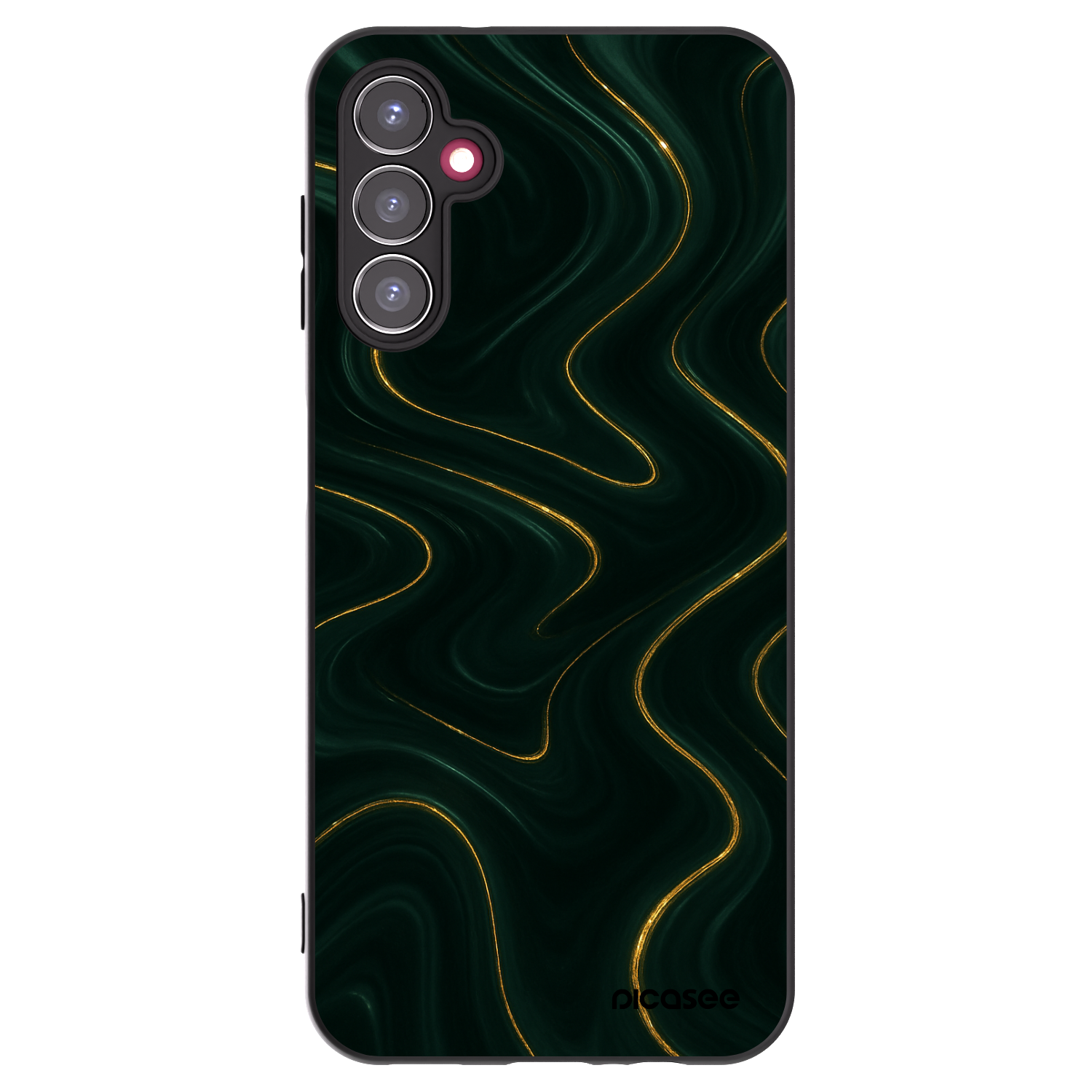 Picasee Samsung Galaxy A14 5G A146P Hülle - Schwarzes Silikon - Vawes