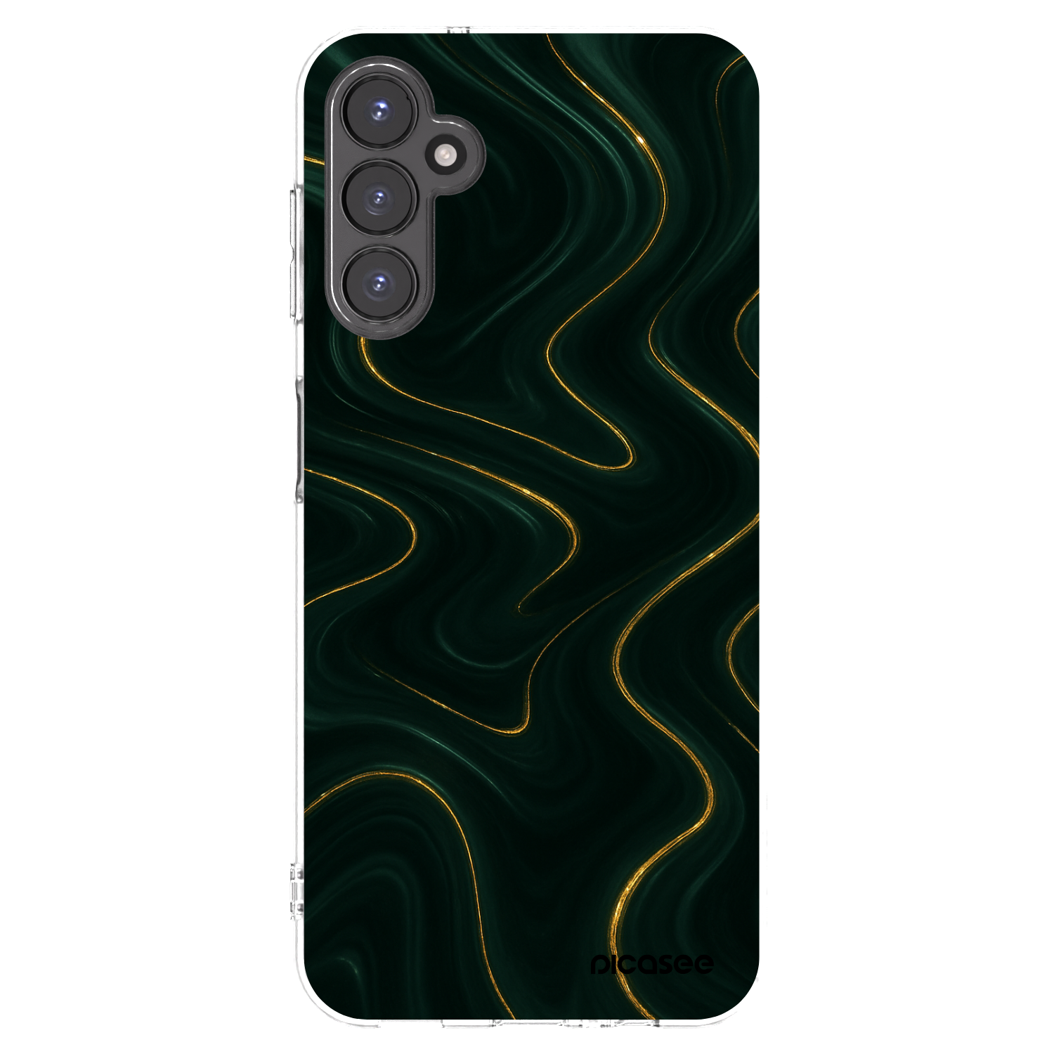 Picasee Samsung Galaxy A14 5G A146P Hülle - Transparentes Silikon - Vawes