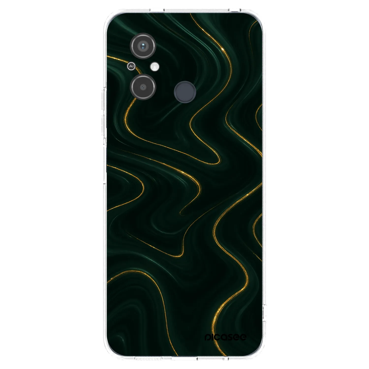 Picasee Xiaomi Redmi 12C Hülle - Transparentes Silikon - Vawes