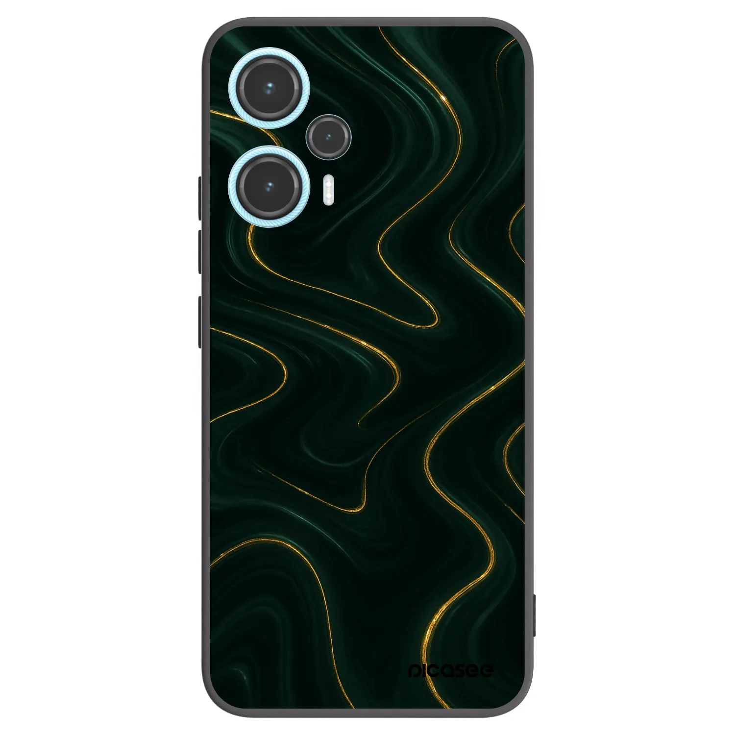 Picasee Xiaomi Poco F5 Hülle - Schwarzes Silikon - Vawes