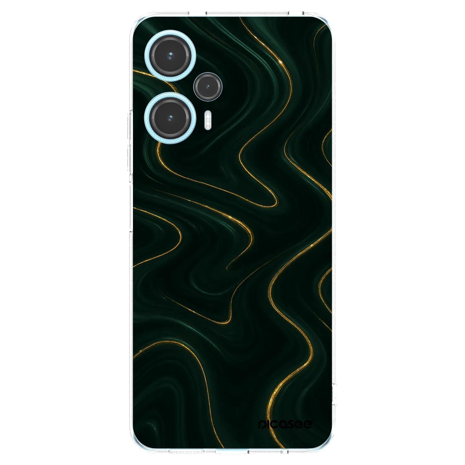 Picasee Xiaomi Poco F5 Hülle - Transparentes Silikon - Vawes