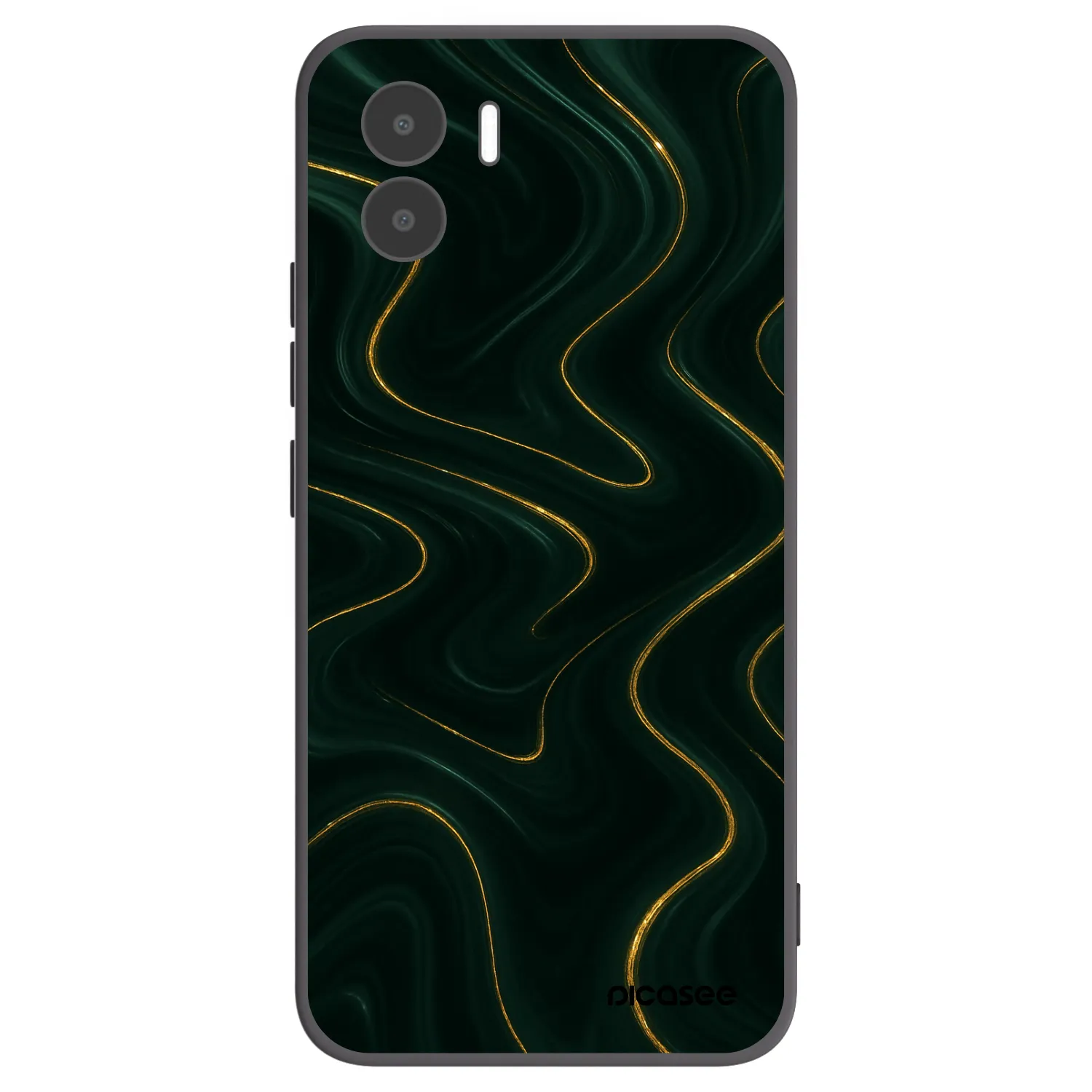 Picasee Xiaomi Redmi A2 Hülle - Schwarzes Silikon - Vawes