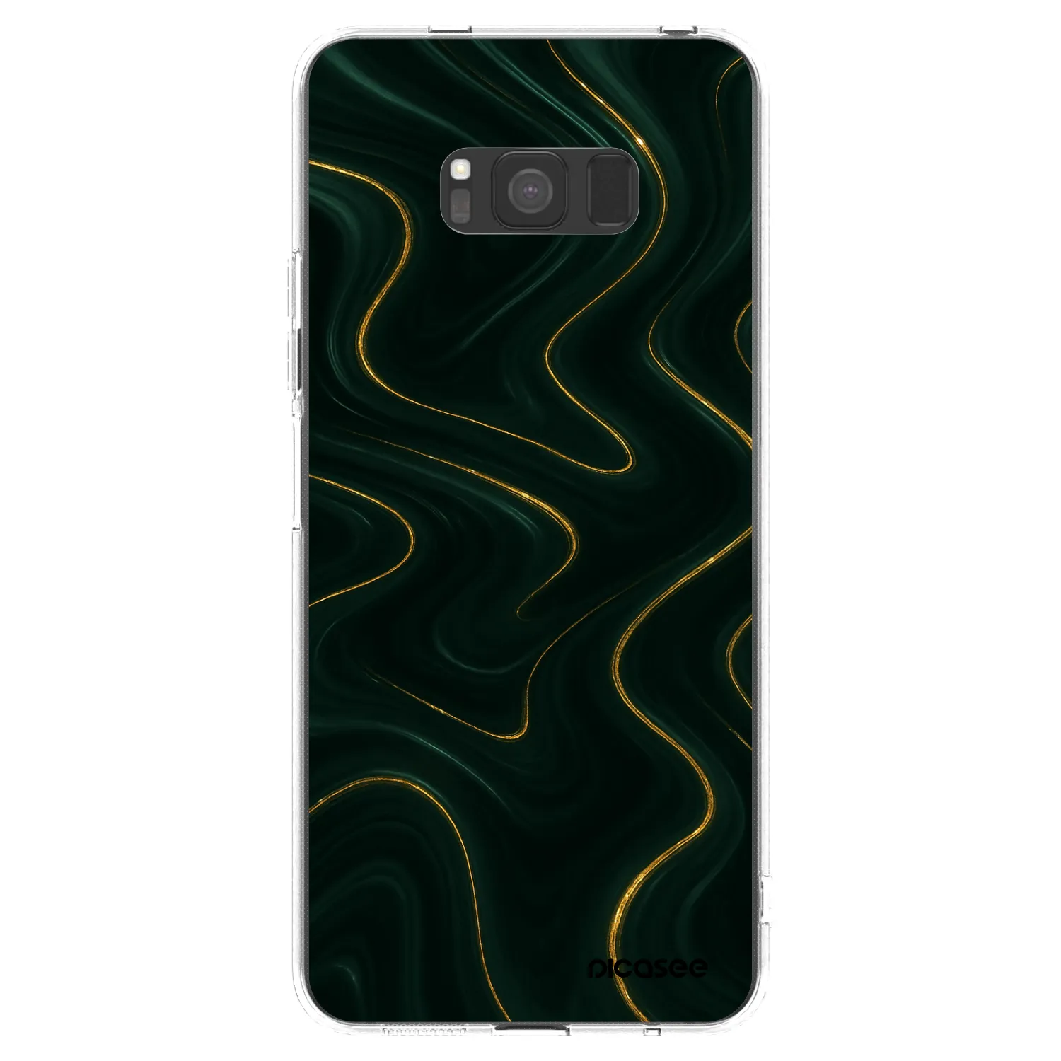 Picasee Samsung Galaxy S8 G950F Hülle - Transparentes Silikon - Vawes