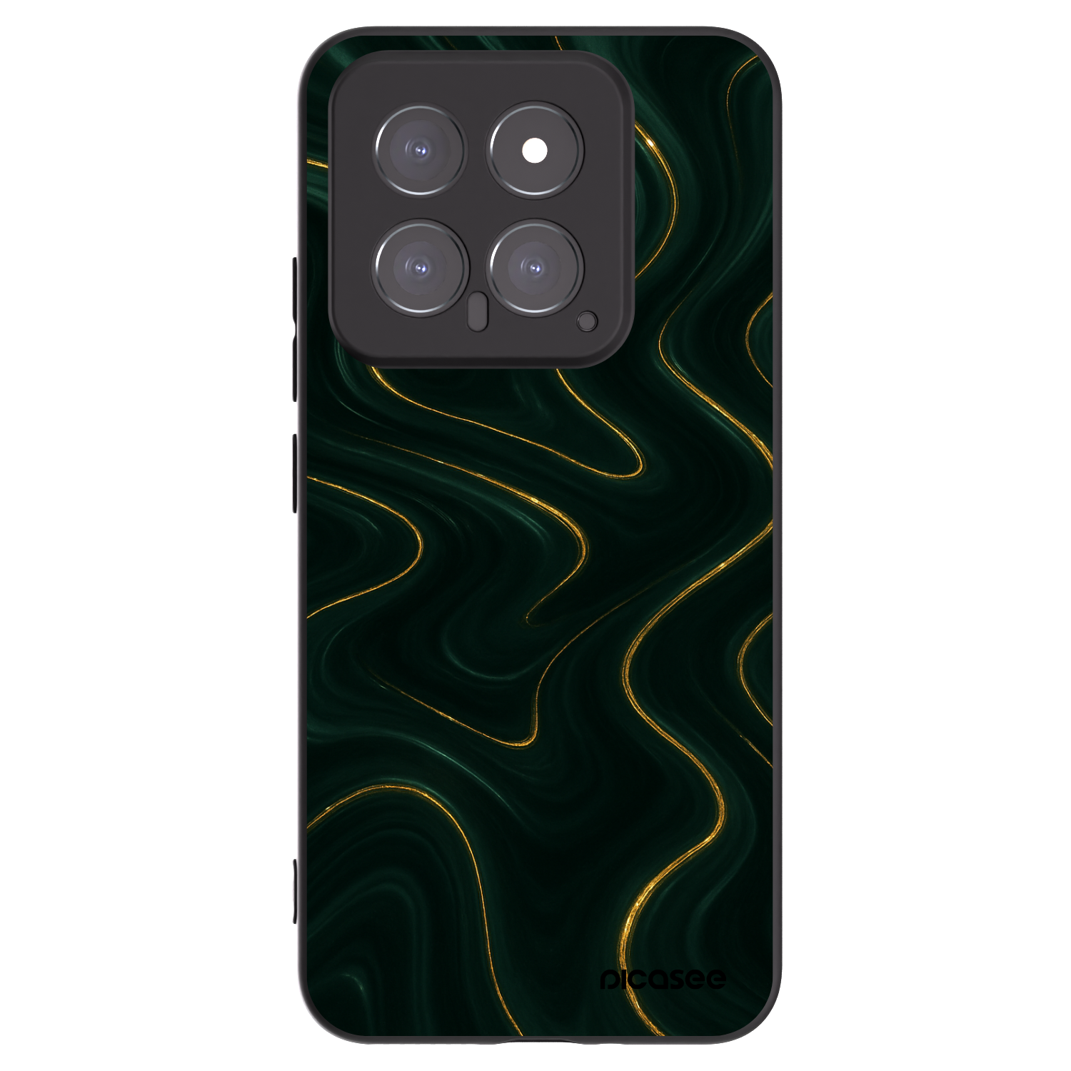 Picasee Xiaomi 14 Hülle - Schwarzes Silikon - Vawes