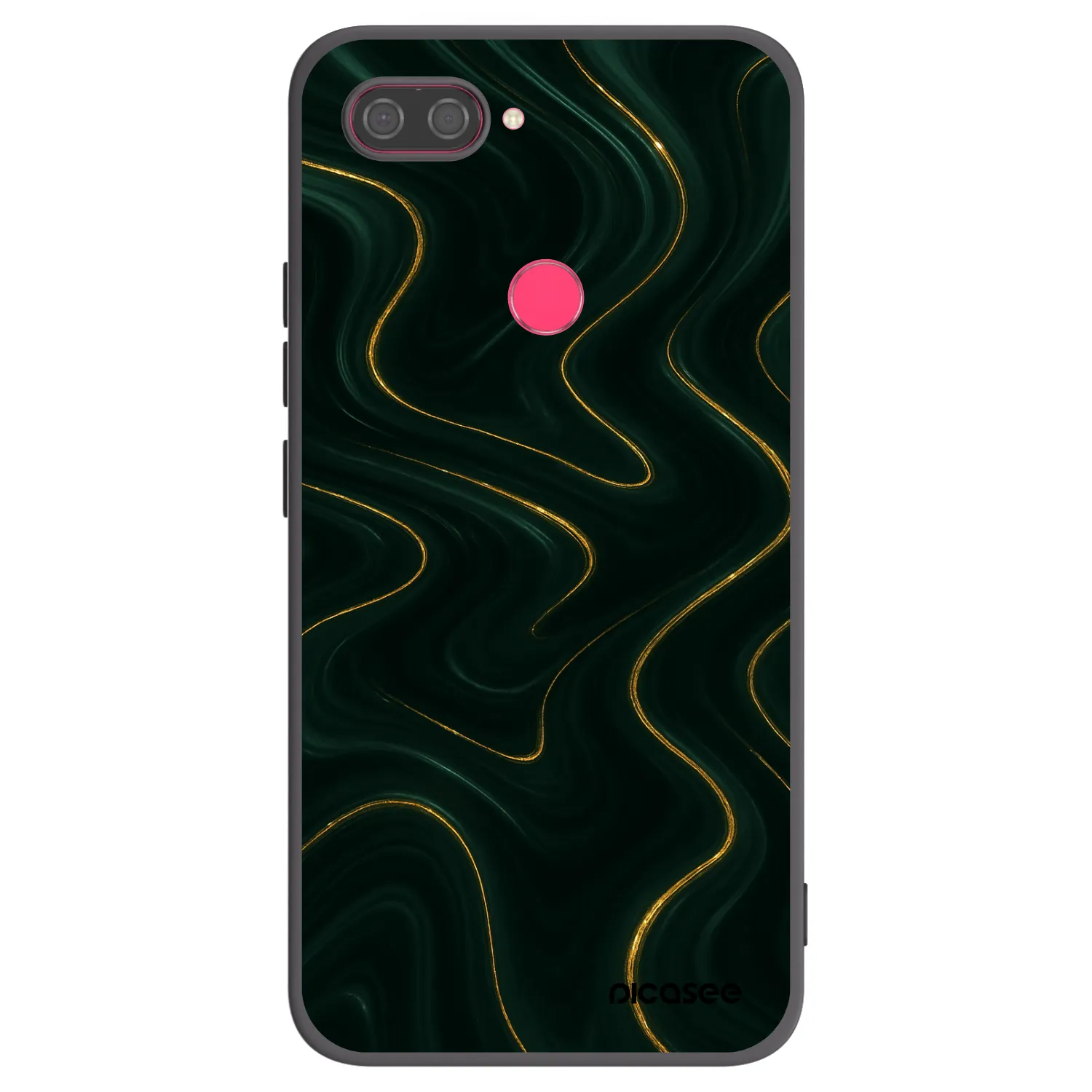 Picasee Xiaomi Mi 8 Lite Hülle - Schwarzes Silikon - Vawes