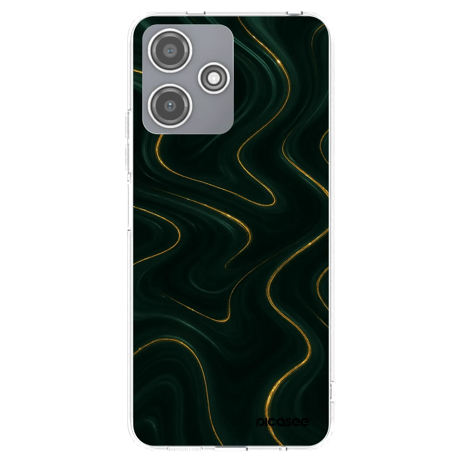 Picasee Xiaomi Redmi 12 5G Hülle - Transparentes Silikon - Vawes