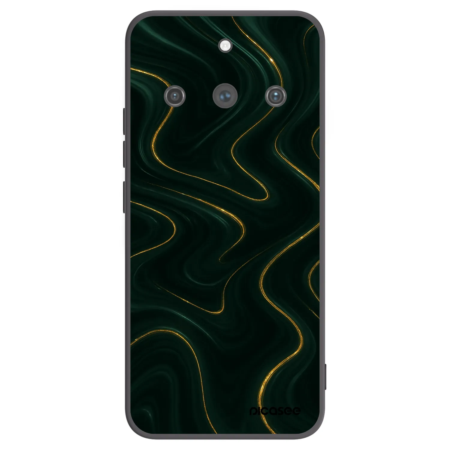 Picasee Realme 11 Pro+ Hülle - Schwarzes Silikon - Vawes