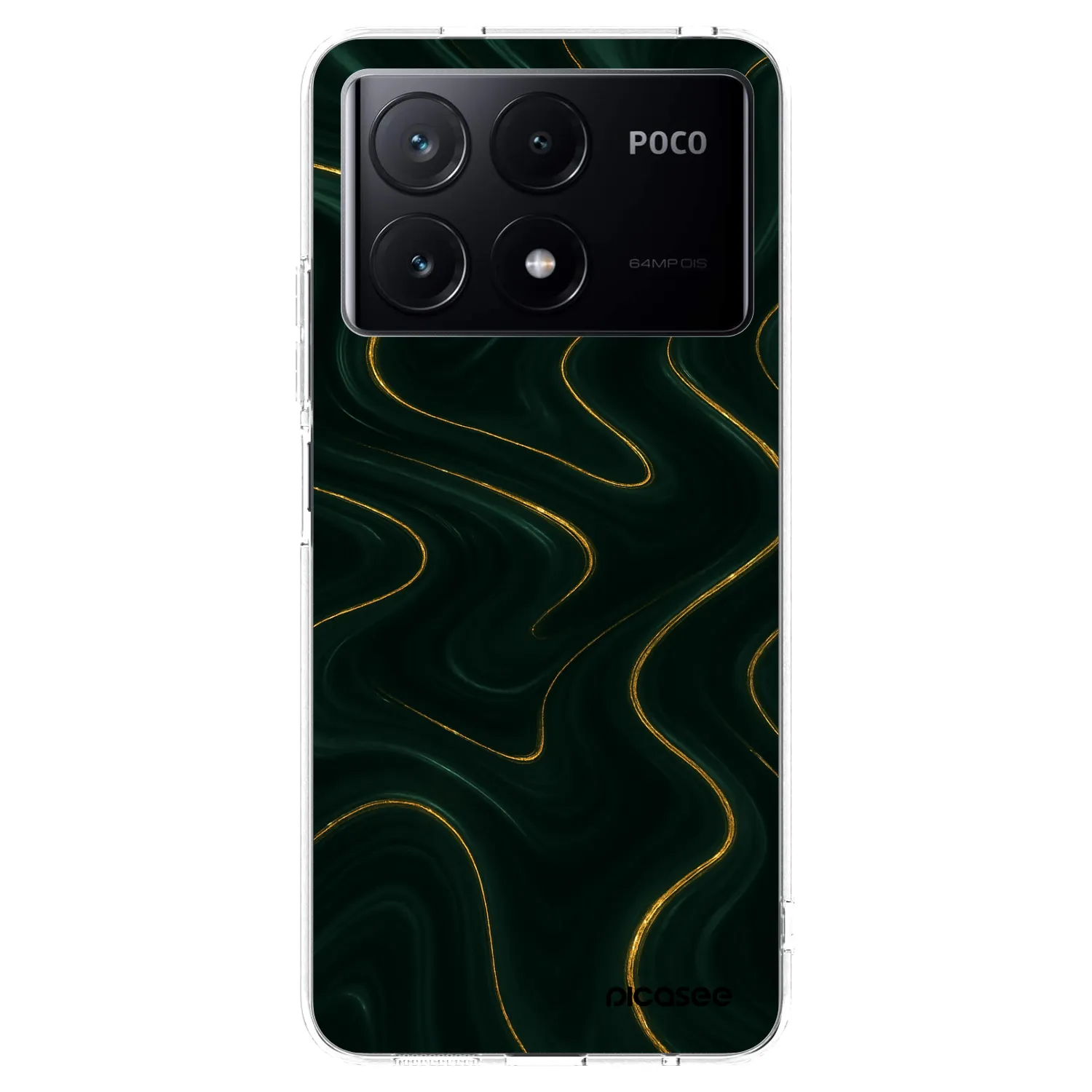 Picasee Xiaomi Poco X6 Pro Hülle - Transparentes Silikon - Vawes