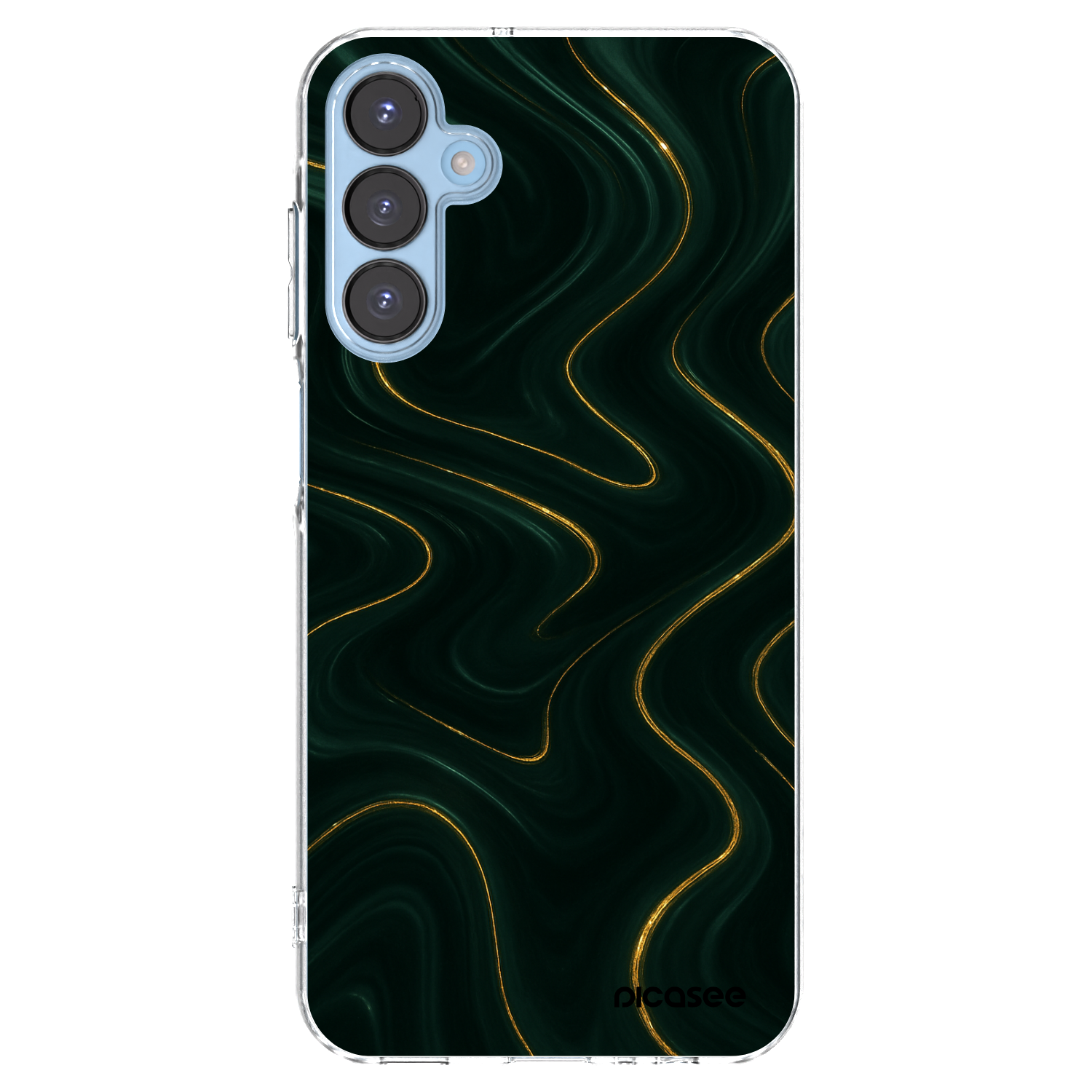 Picasee Samsung Galaxy A15 A156B 5G Hülle - Transparentes Silikon - Vawes