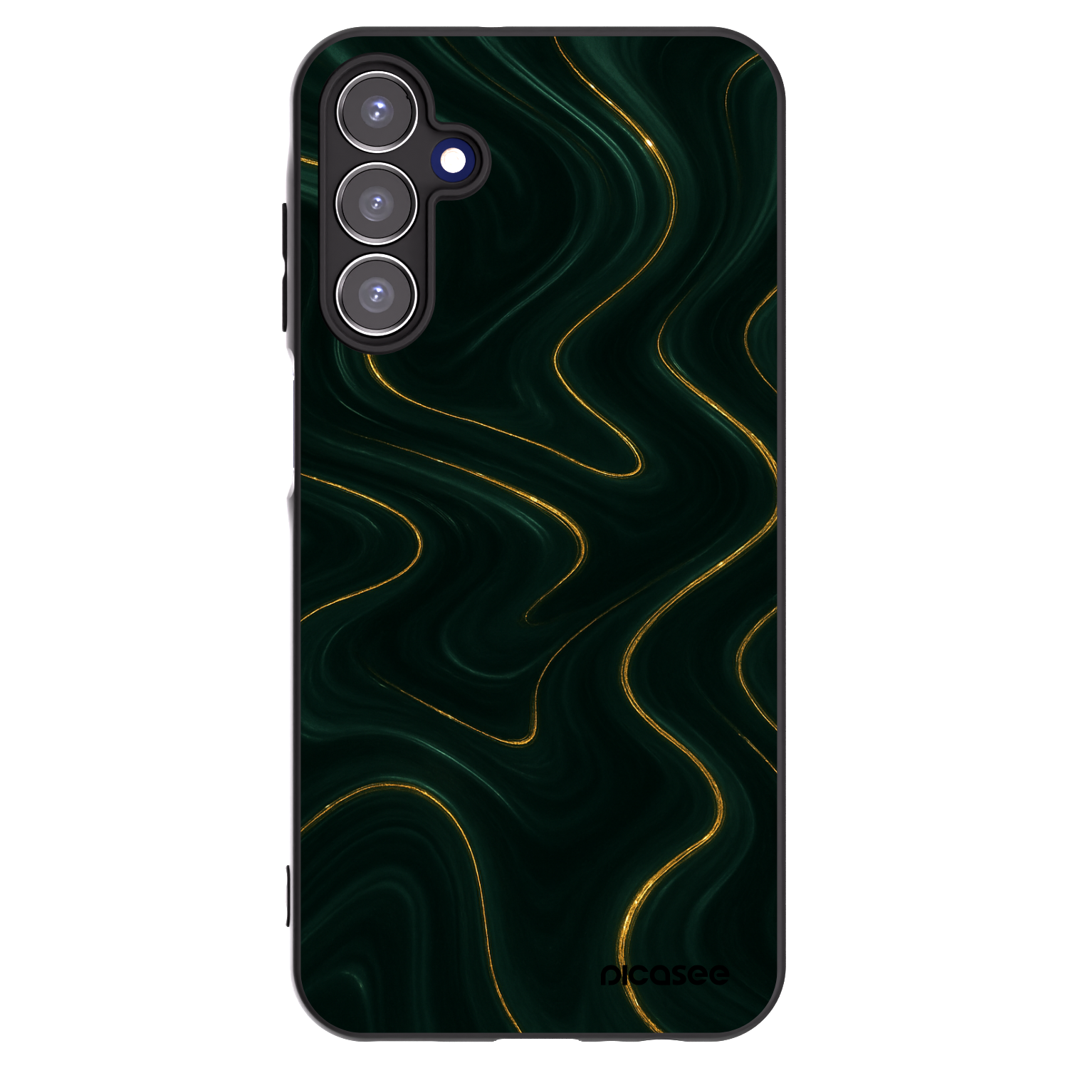 Picasee Samsung Galaxy A15 A155F 4G Hülle - Schwarzes Silikon - Vawes