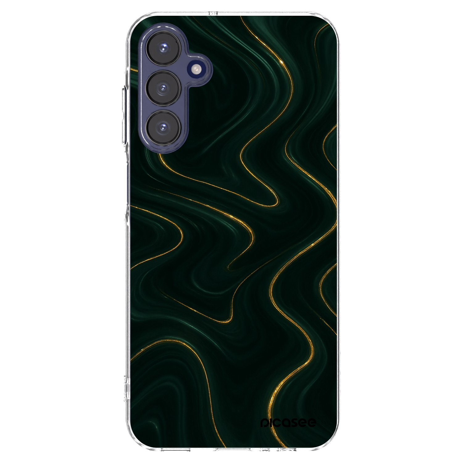Picasee Samsung Galaxy A15 A155F 4G Hülle - Transparentes Silikon - Vawes