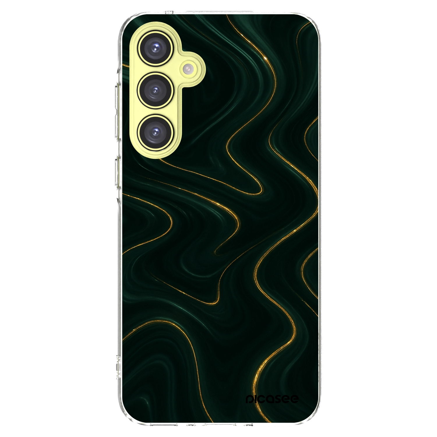 Picasee Samsung Galaxy A35 5G A356B Hülle - Transparentes Silikon - Vawes