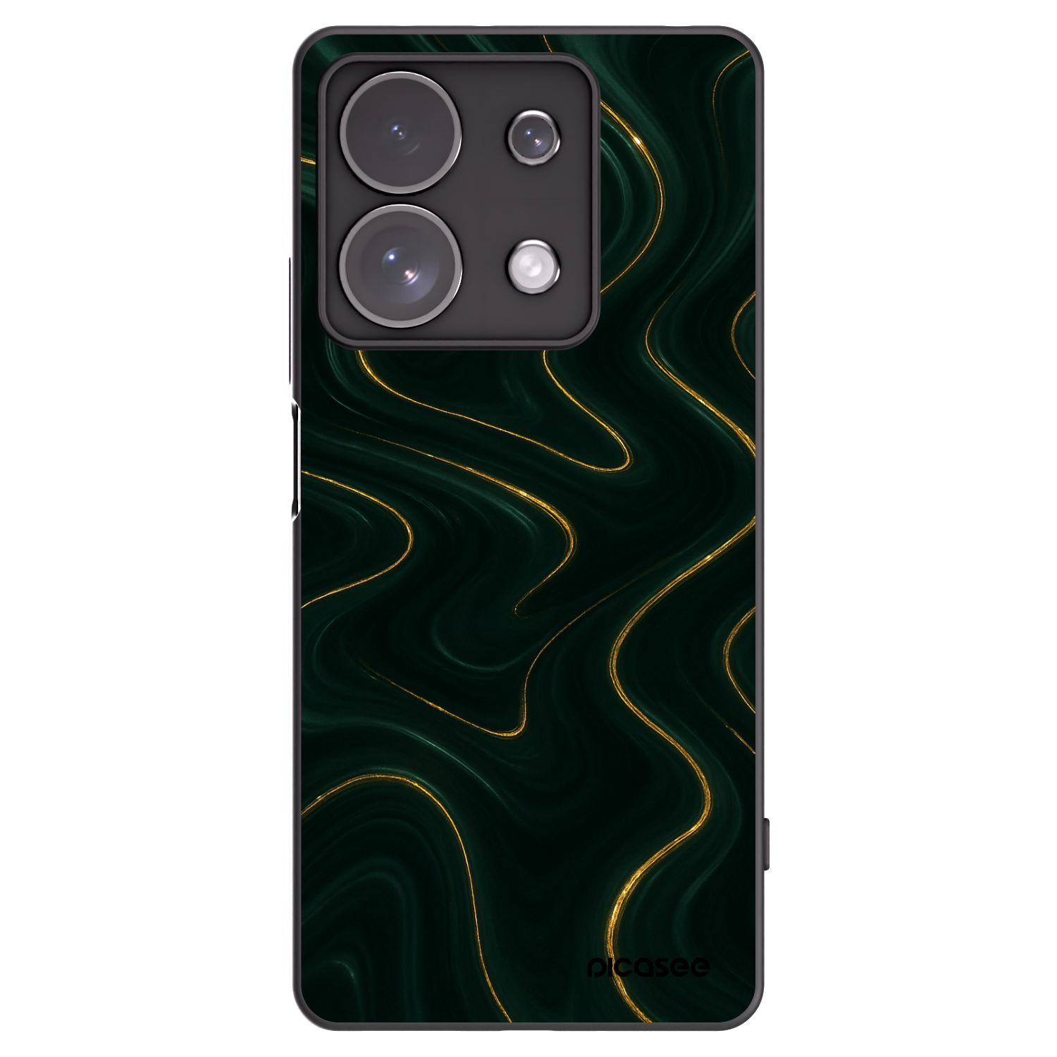 Picasee Xiaomi Redmi Note 13 Pro 4G Hülle - Schwarzes Silikon - Vawes