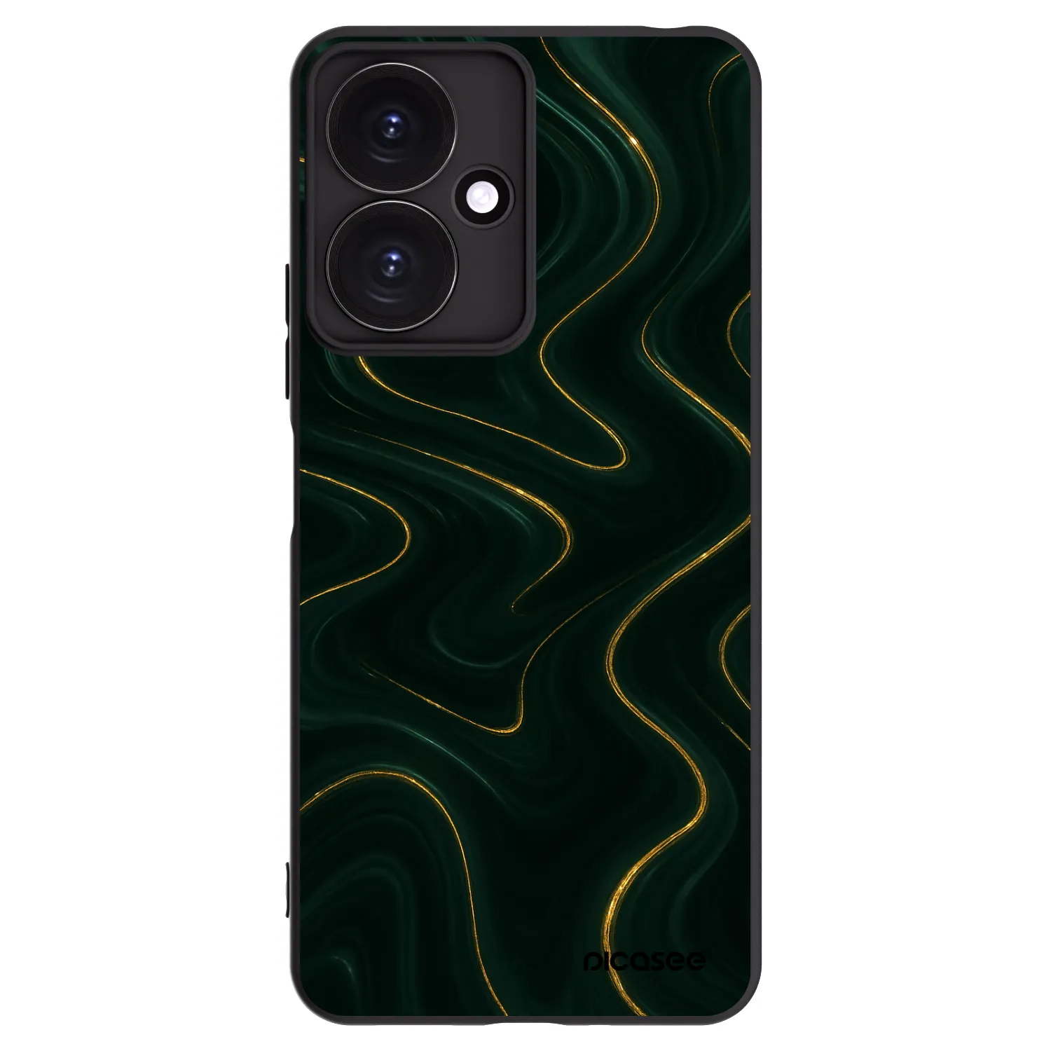 Picasee Xiaomi Redmi 13C 5G Hülle - Schwarzes Silikon - Vawes
