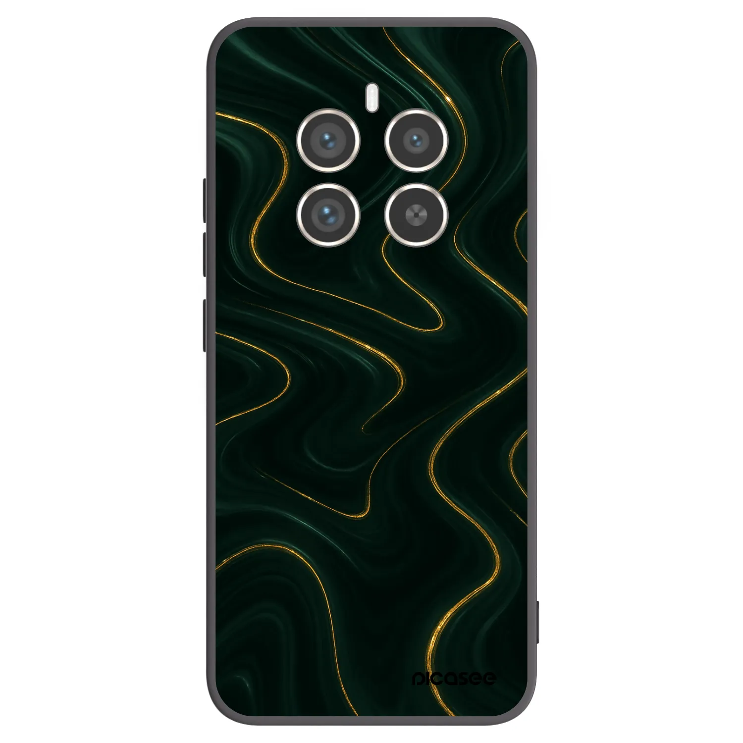 Picasee Realme 12 Pro 5G Hülle - Schwarzes Silikon - Vawes