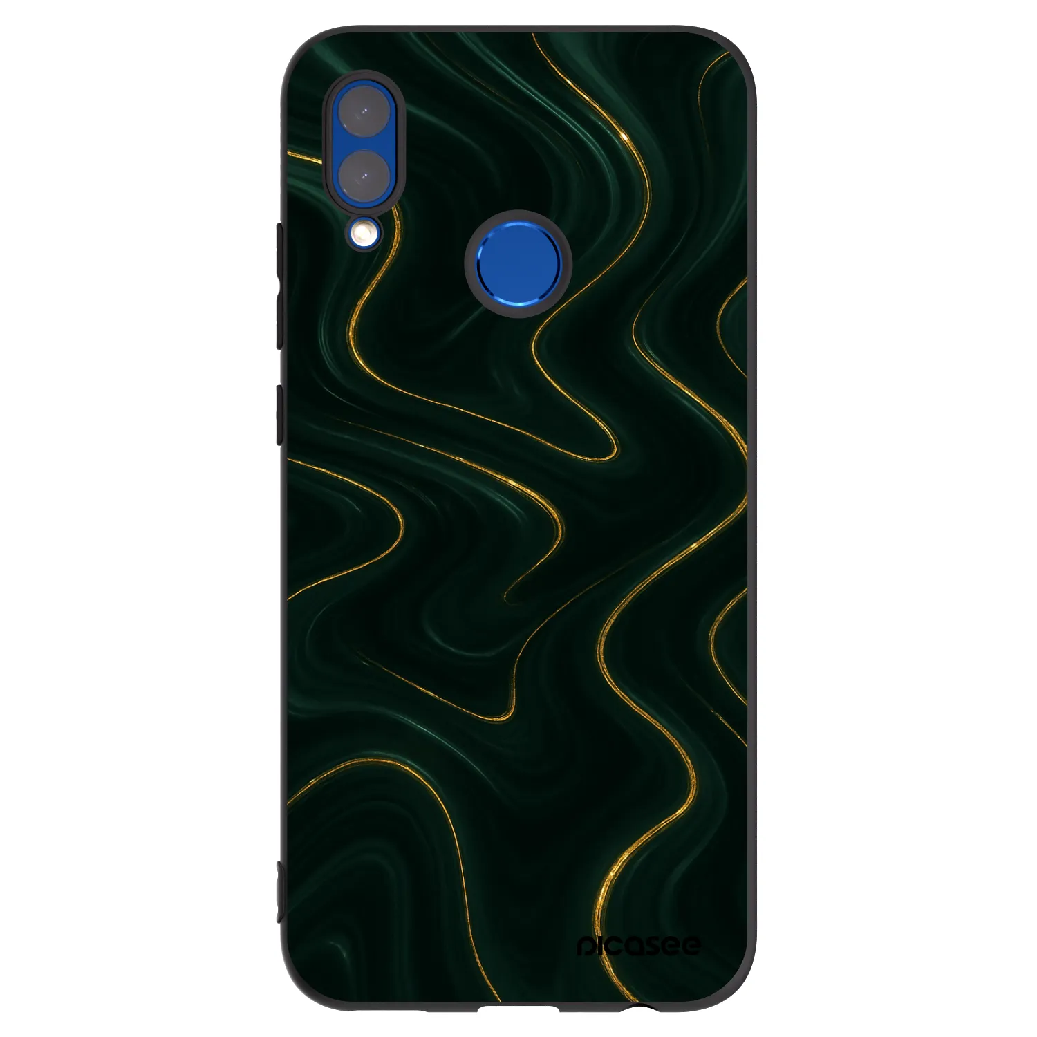 Picasee Huawei P Smart 2019 Hülle - Schwarzes Silikon - Vawes