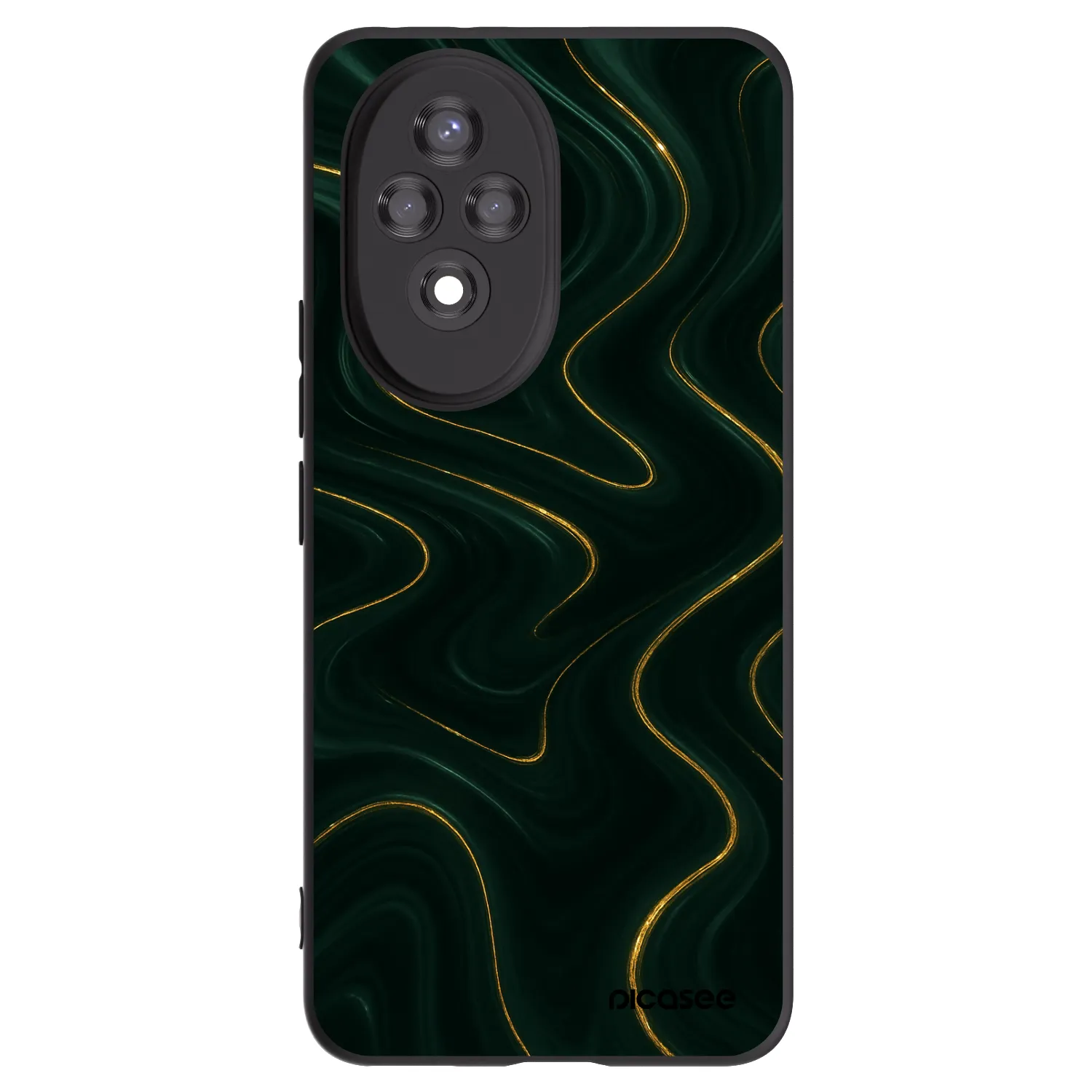 Picasee Honor 200 5G Hülle - Schwarzes Silikon - Vawes