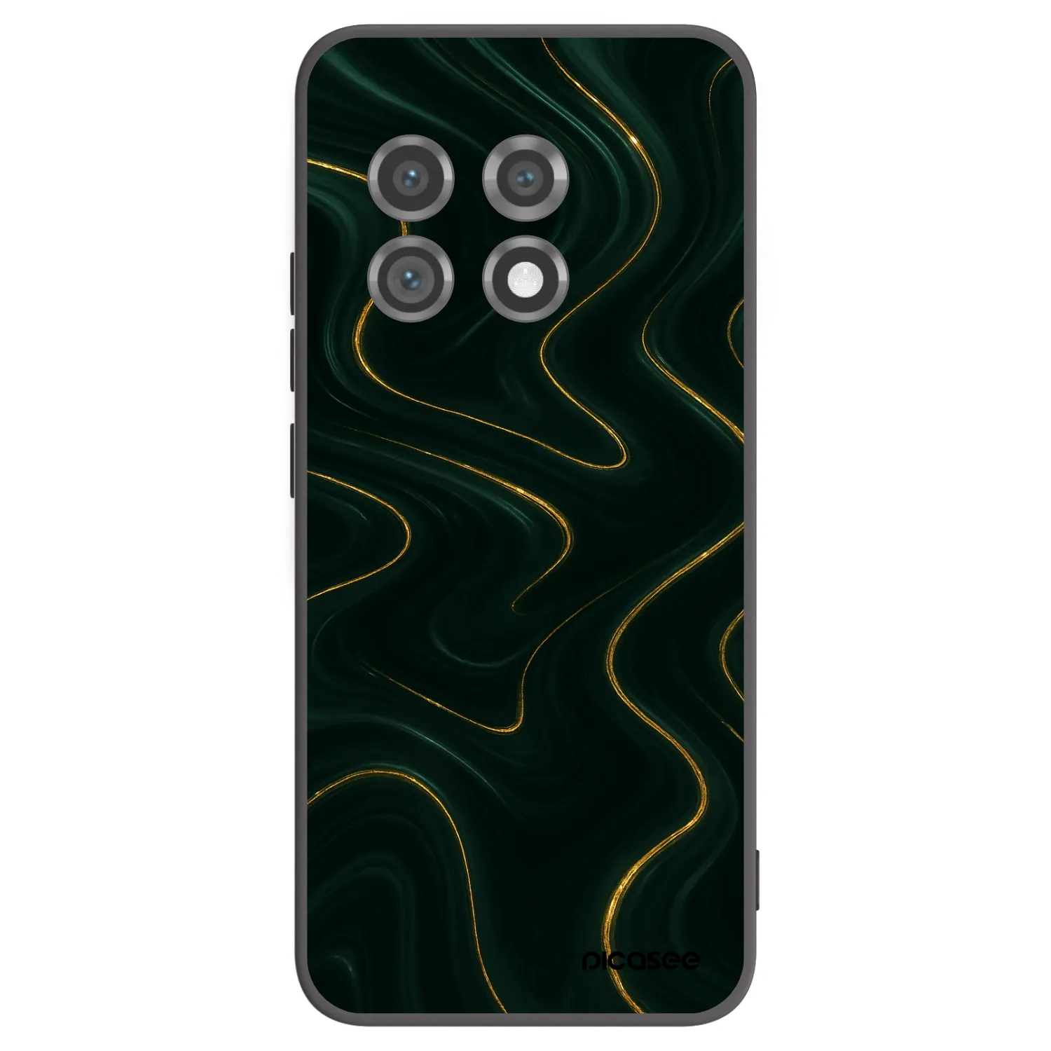 Picasee OnePlus 11 5G Hülle - Schwarzes Silikon - Vawes