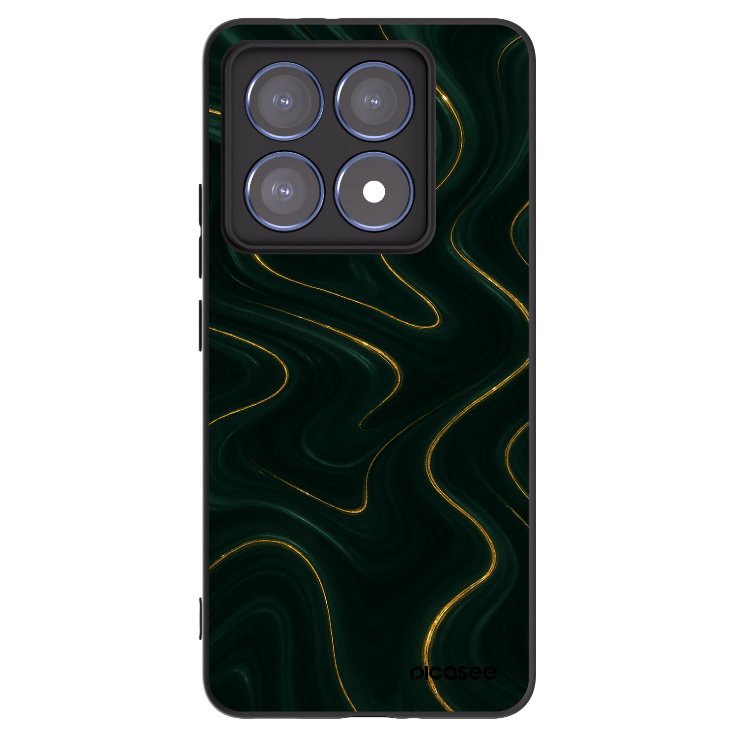 Picasee Xiaomi 14T Pro Hülle - Schwarzes Silikon - Vawes