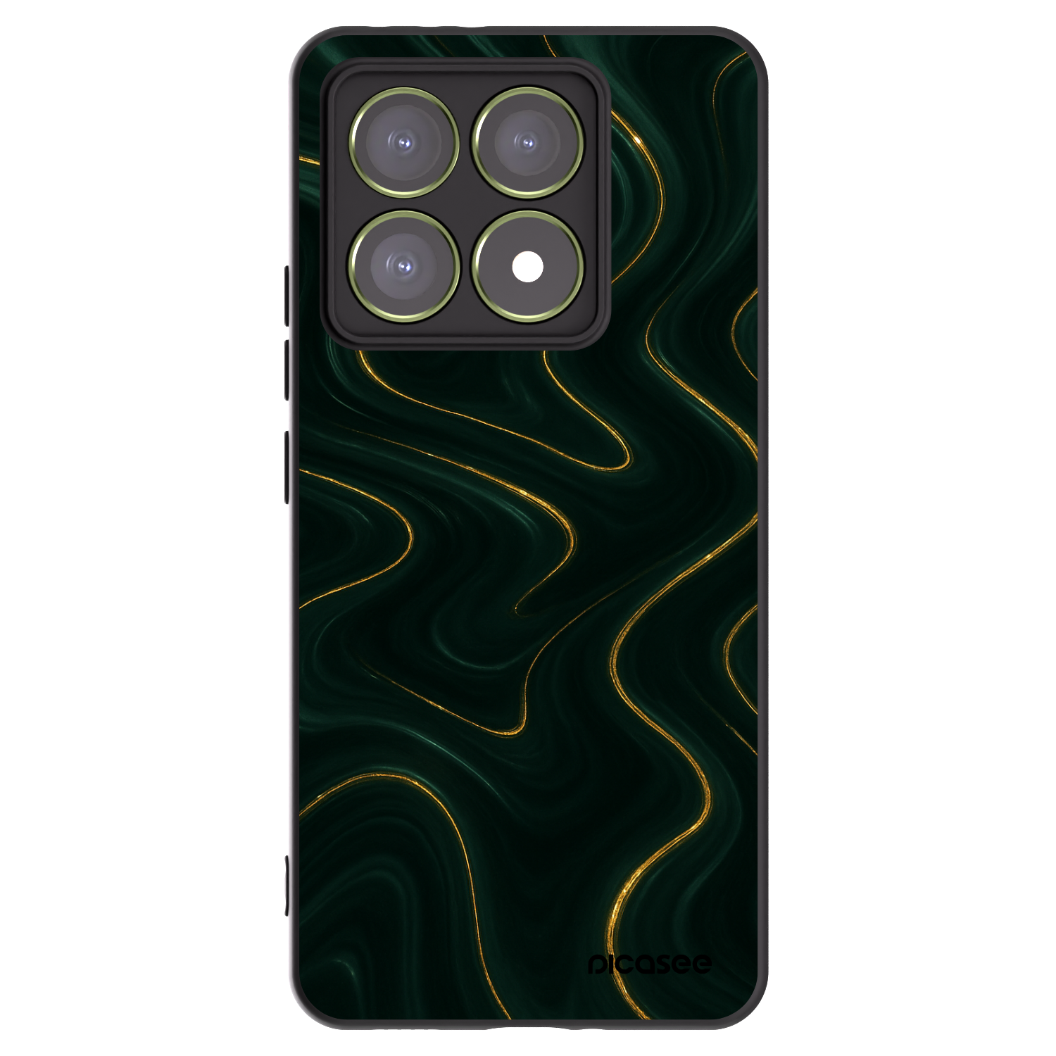 Picasee Xiaomi 14T Hülle - Schwarzes Silikon - Vawes