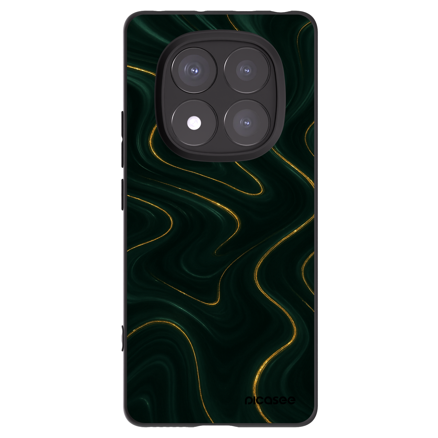 Picasee Xiaomi Redmi Note 14 Pro 5G Hülle - Schwarzes Silikon - Vawes
