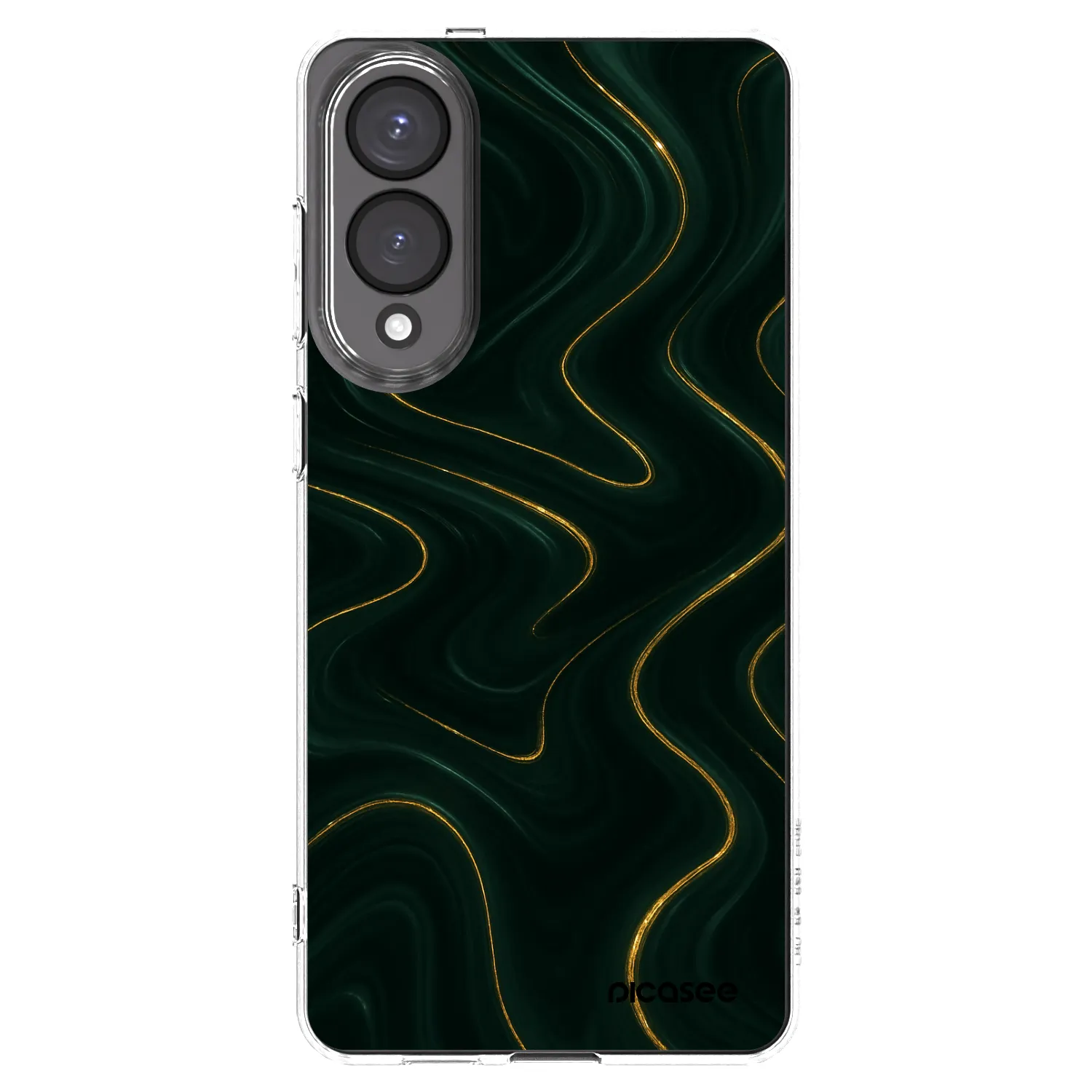 Picasee Samsung Galaxy S25 Edge 5G Hülle - Transparentes Silikon - Vawes