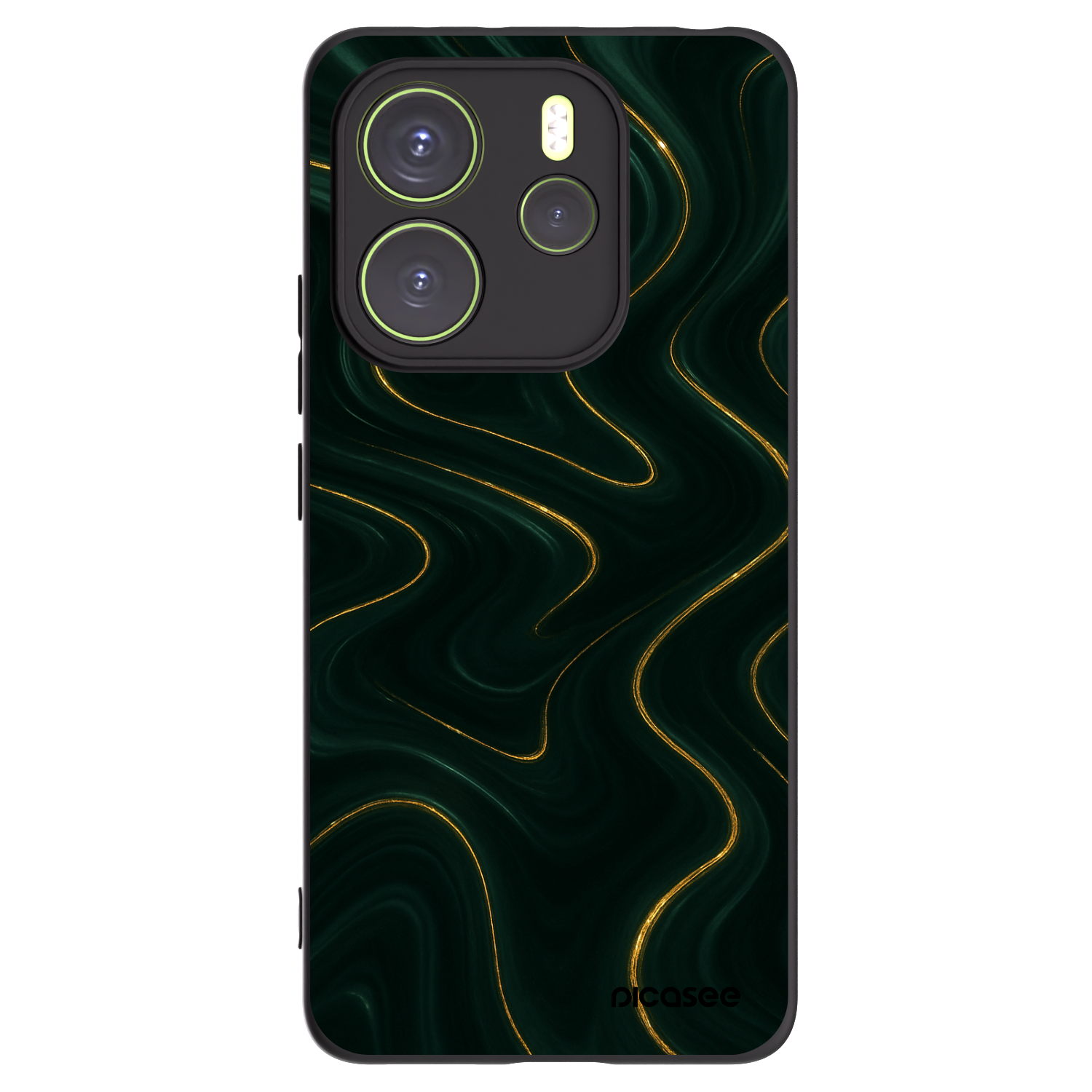 Picasee Xiaomi Redmi Note 14 4G Hülle - Schwarzes Silikon - Vawes
