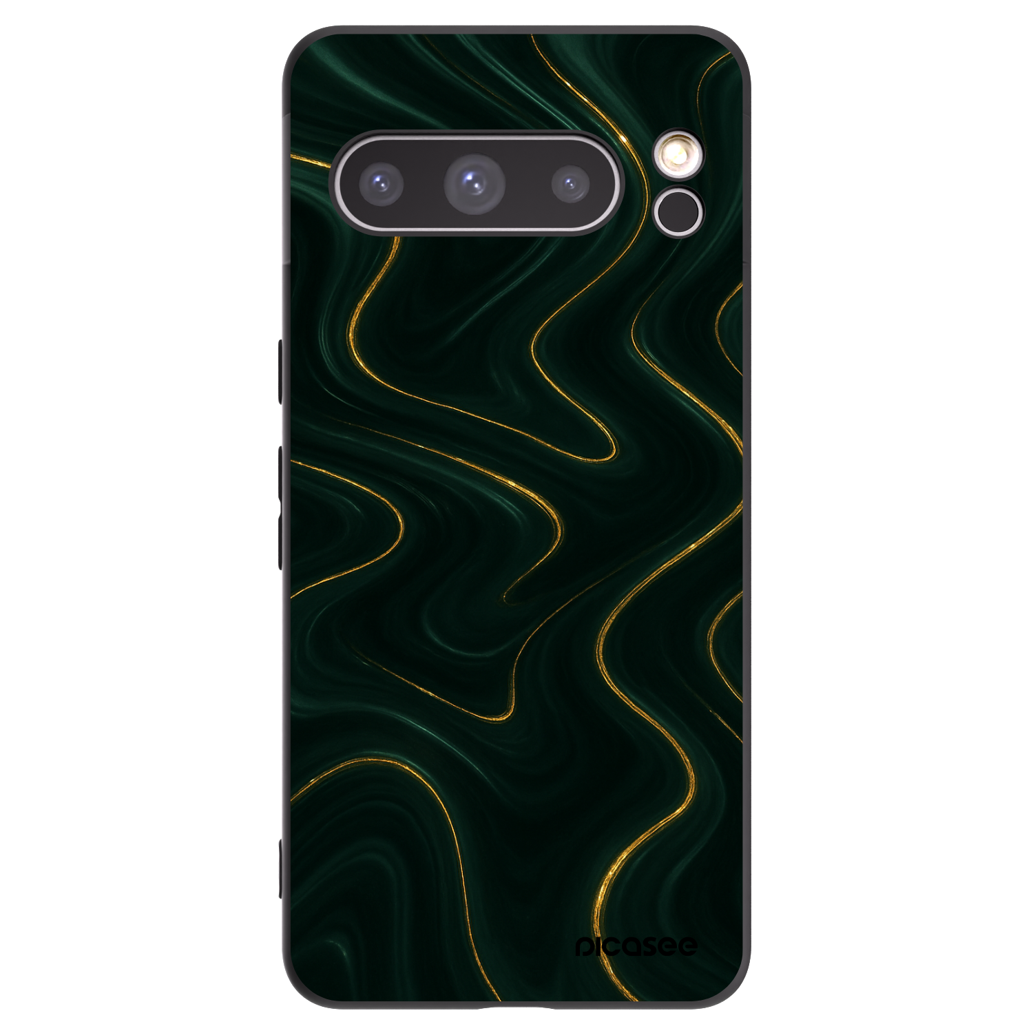 Picasee Google Pixel 8 Pro Hülle - Schwarzes Silikon - Vawes