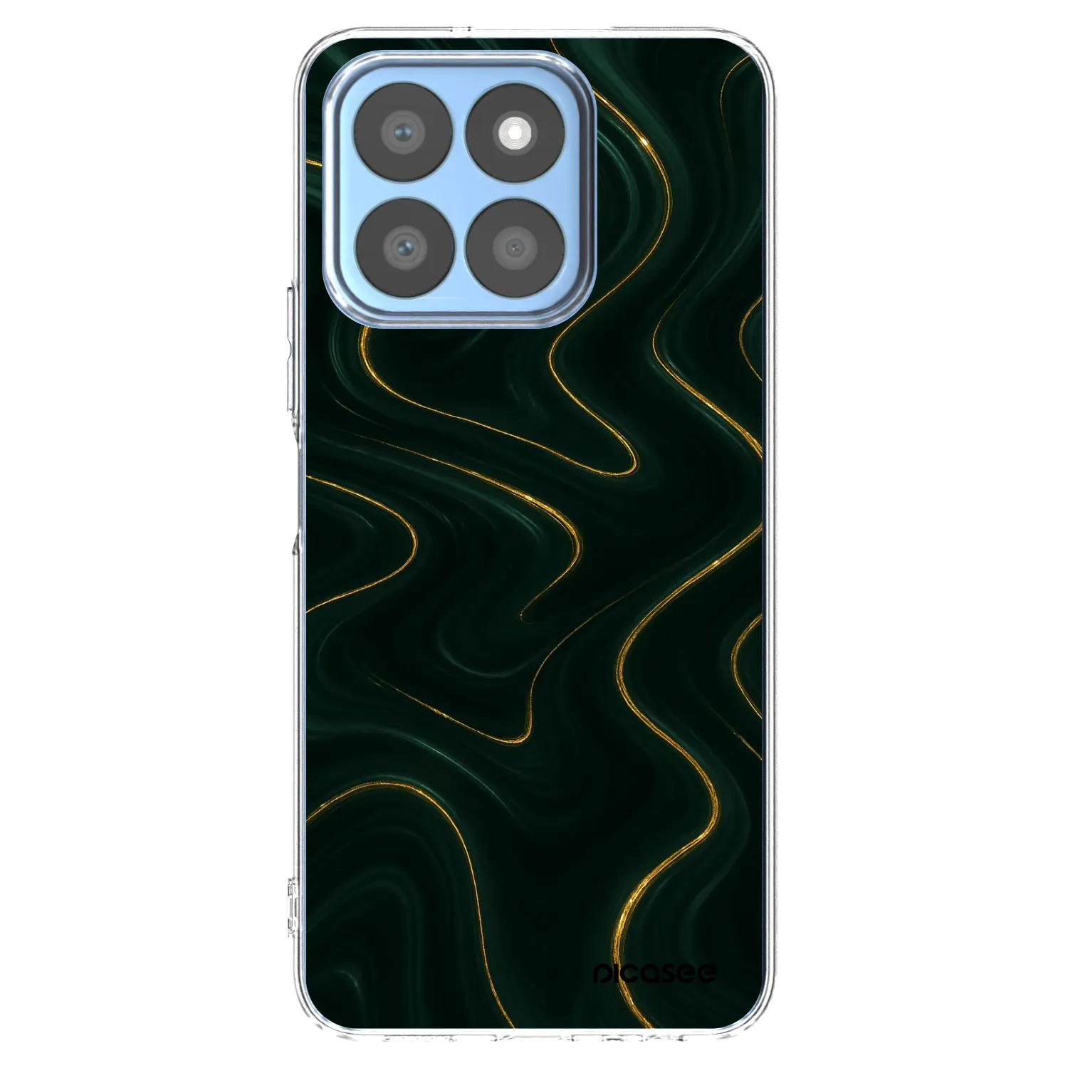 Picasee Honor X8c Hülle - Transparentes Silikon - Vawes