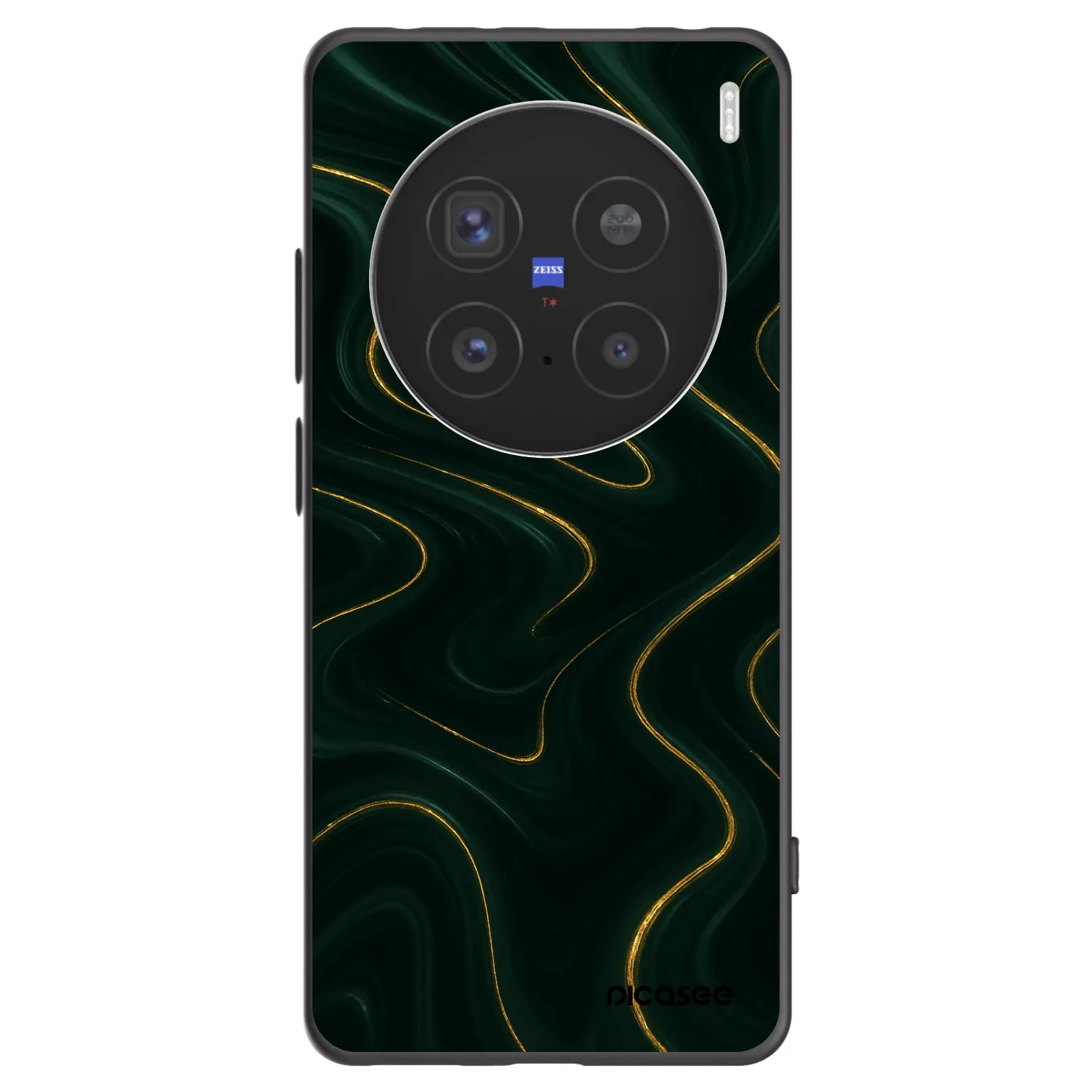 Picasee Vivo X200 Pro Hülle - Schwarzes Silikon - Vawes