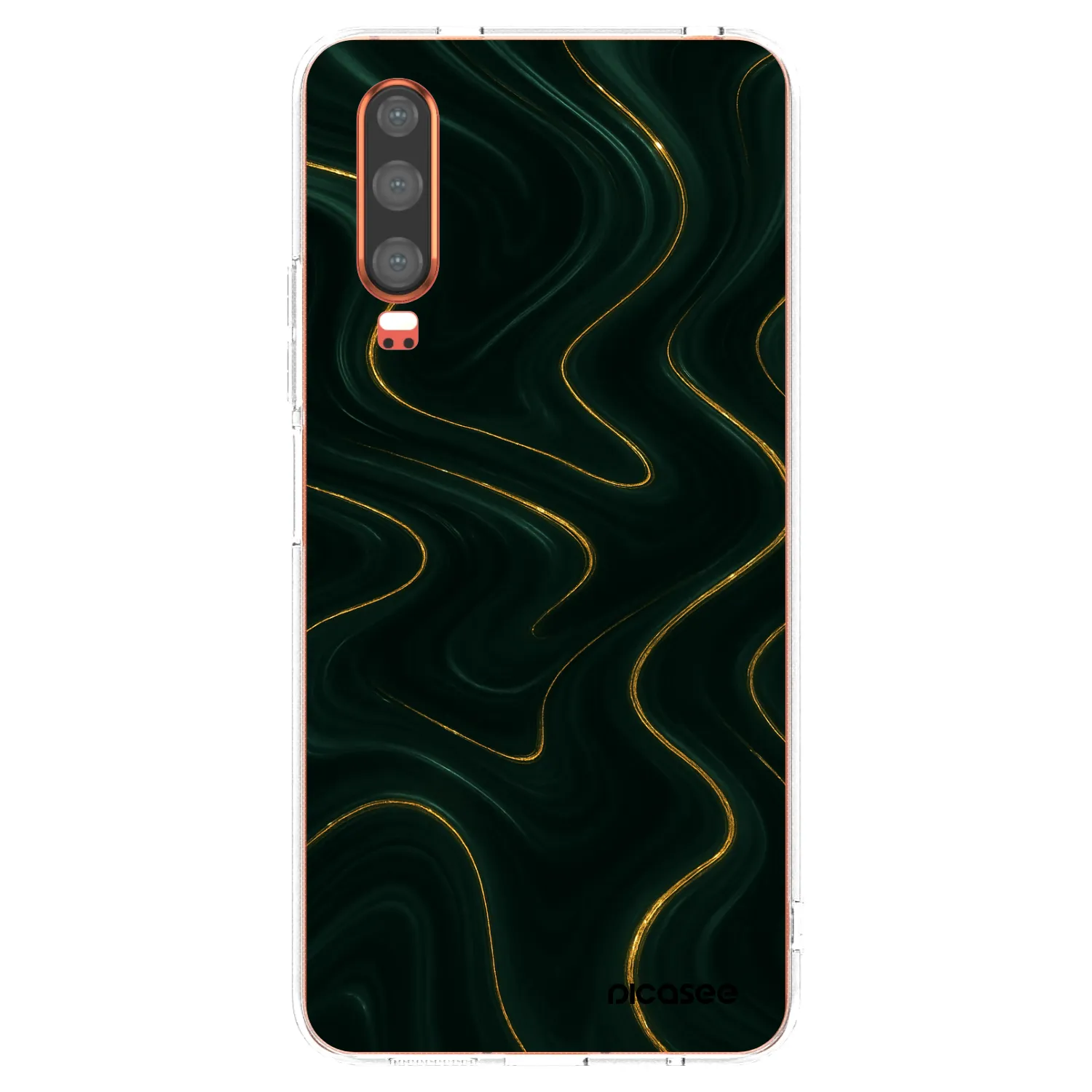 Picasee Huawei P30 Hülle - Transparentes Silikon - Vawes