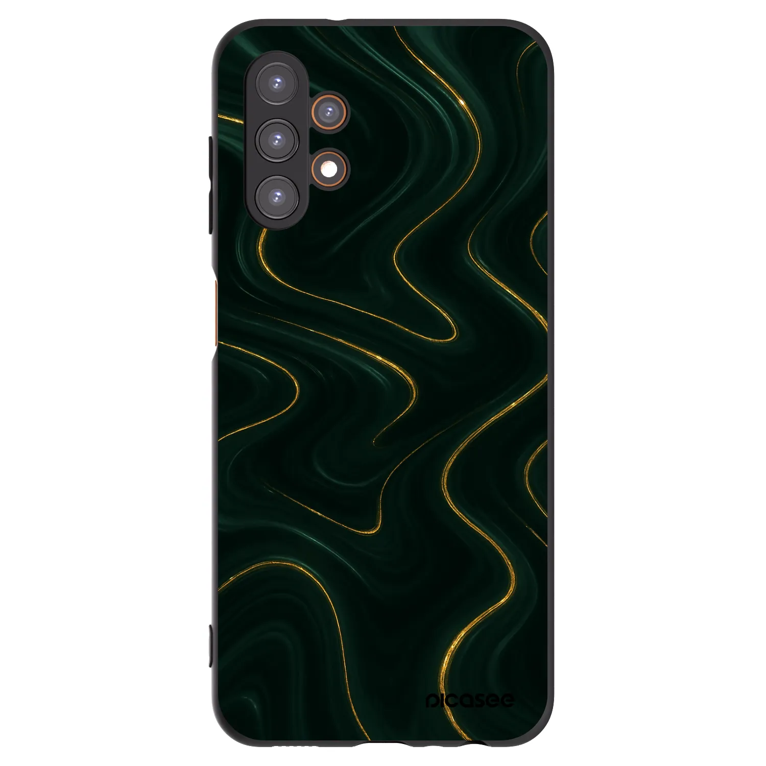 Picasee Samsung Galaxy A13 5G Hülle - Schwarzes Silikon - Vawes