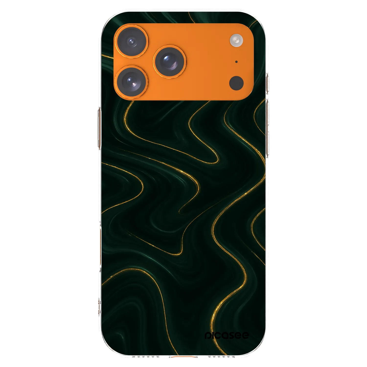 Picasee Apple iPhone 17 Pro Max Hülle - Transparentes Silikon - Vawes