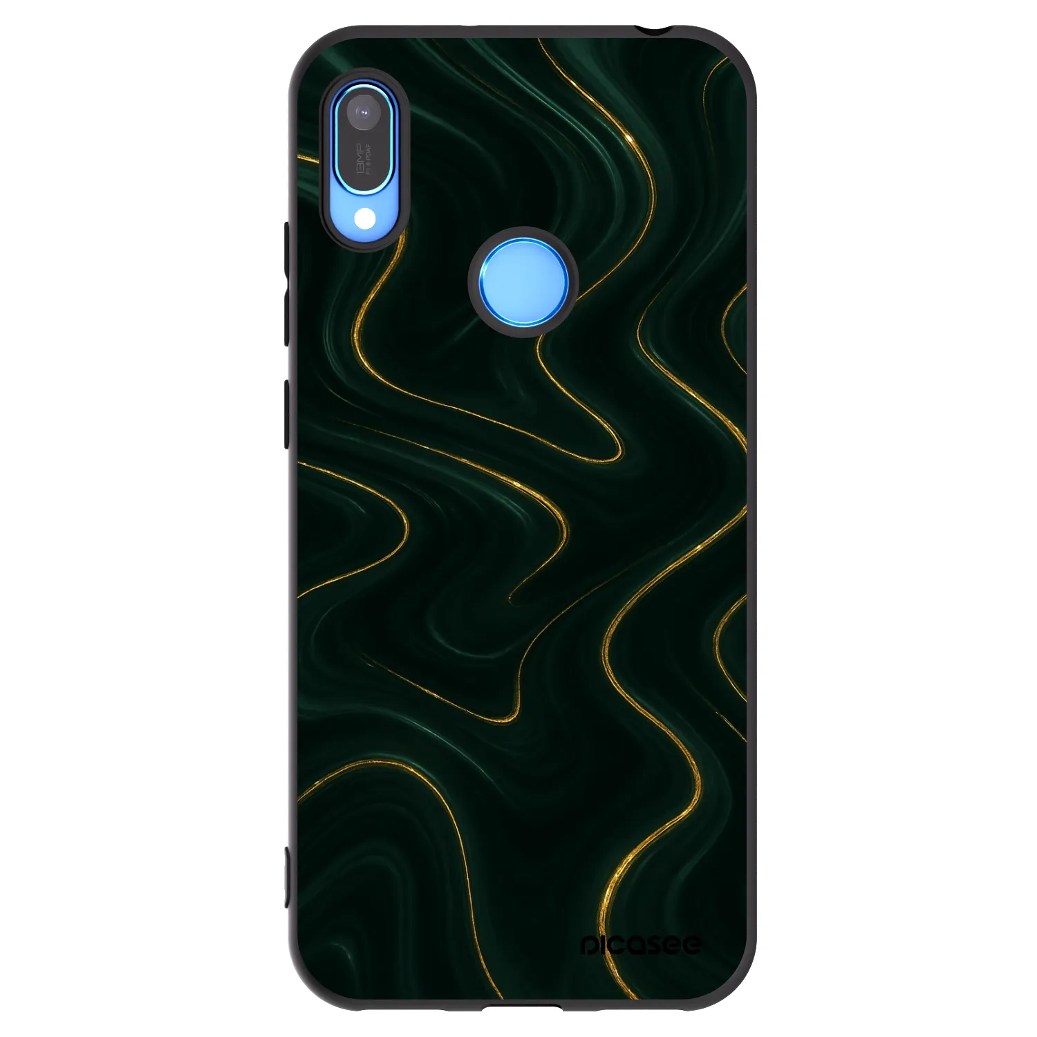 Picasee Huawei Y6 2019 Hülle - Schwarzes Silikon - Vawes