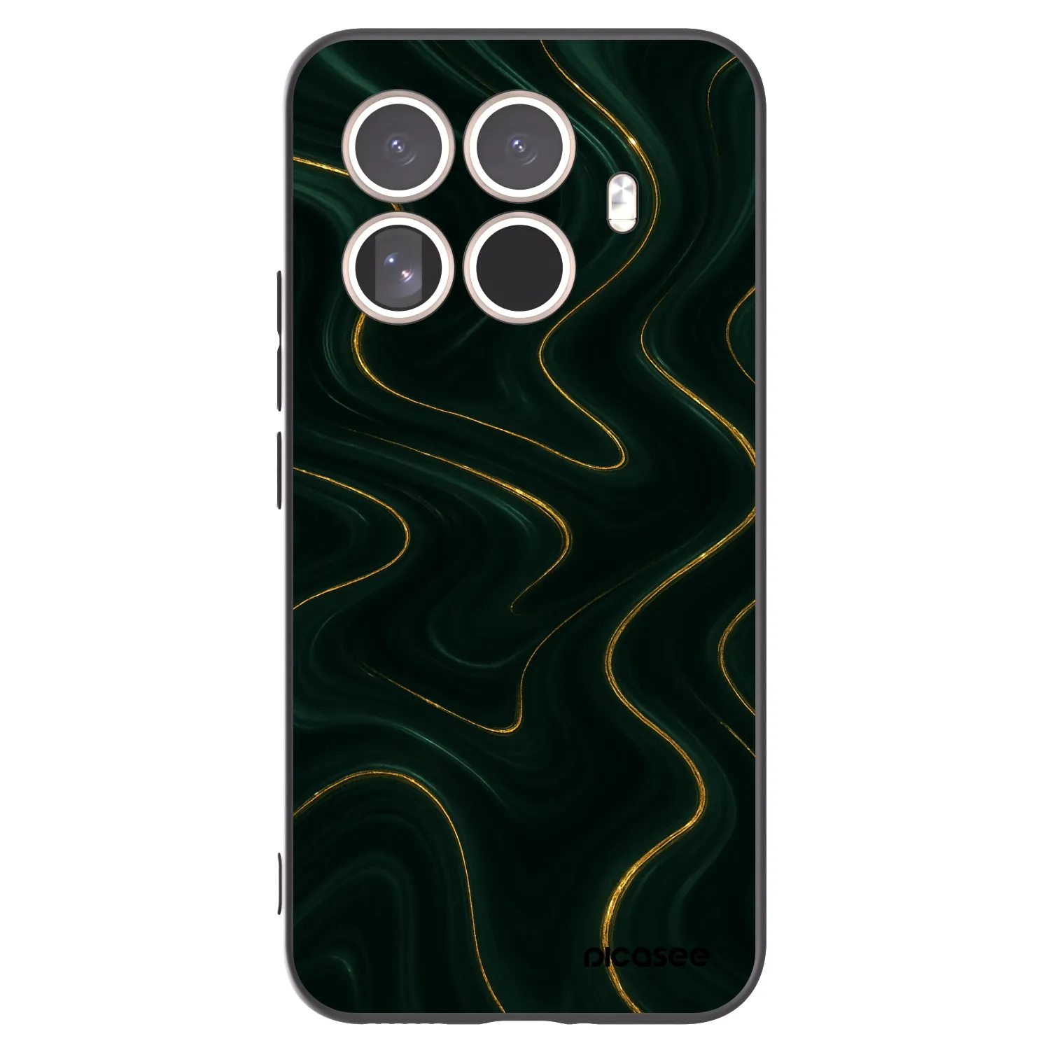 Picasee Xiaomi 15T Pro Hülle - Schwarzes Silikon - Vawes