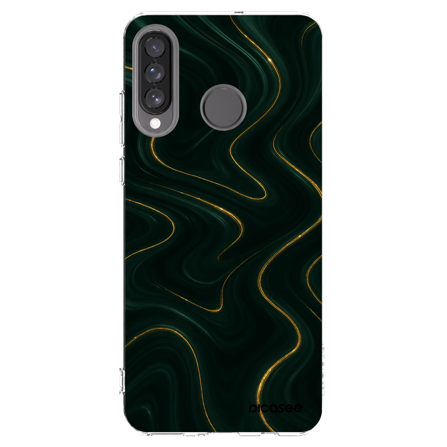 Picasee Huawei P30 Lite Hülle - Transparentes Silikon - Vawes