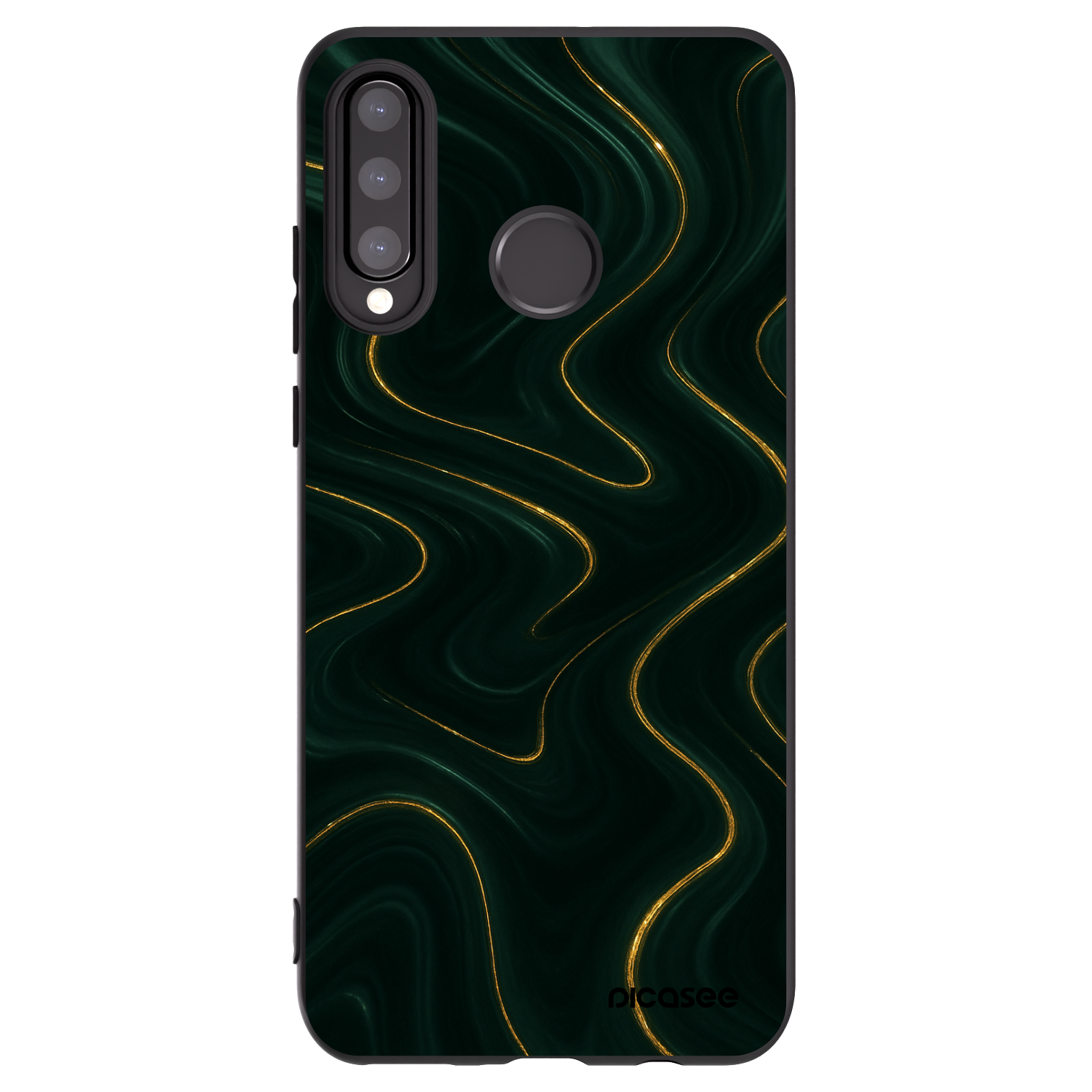 Picasee Huawei P30 Lite Hülle - Schwarzes Silikon - Vawes