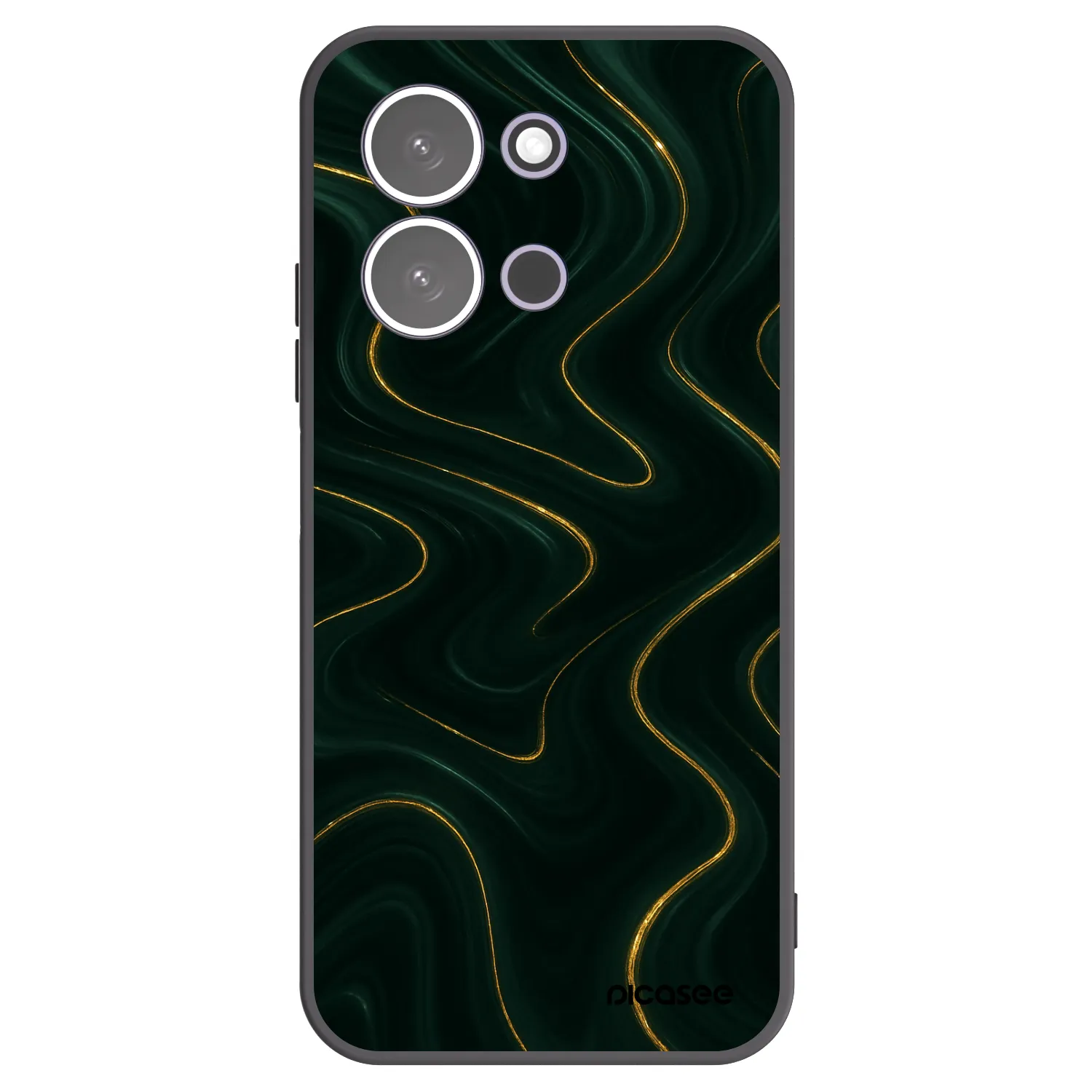 Picasee Xiaomi Redmi 15C 5G Hülle - Schwarzes Silikon - Vawes