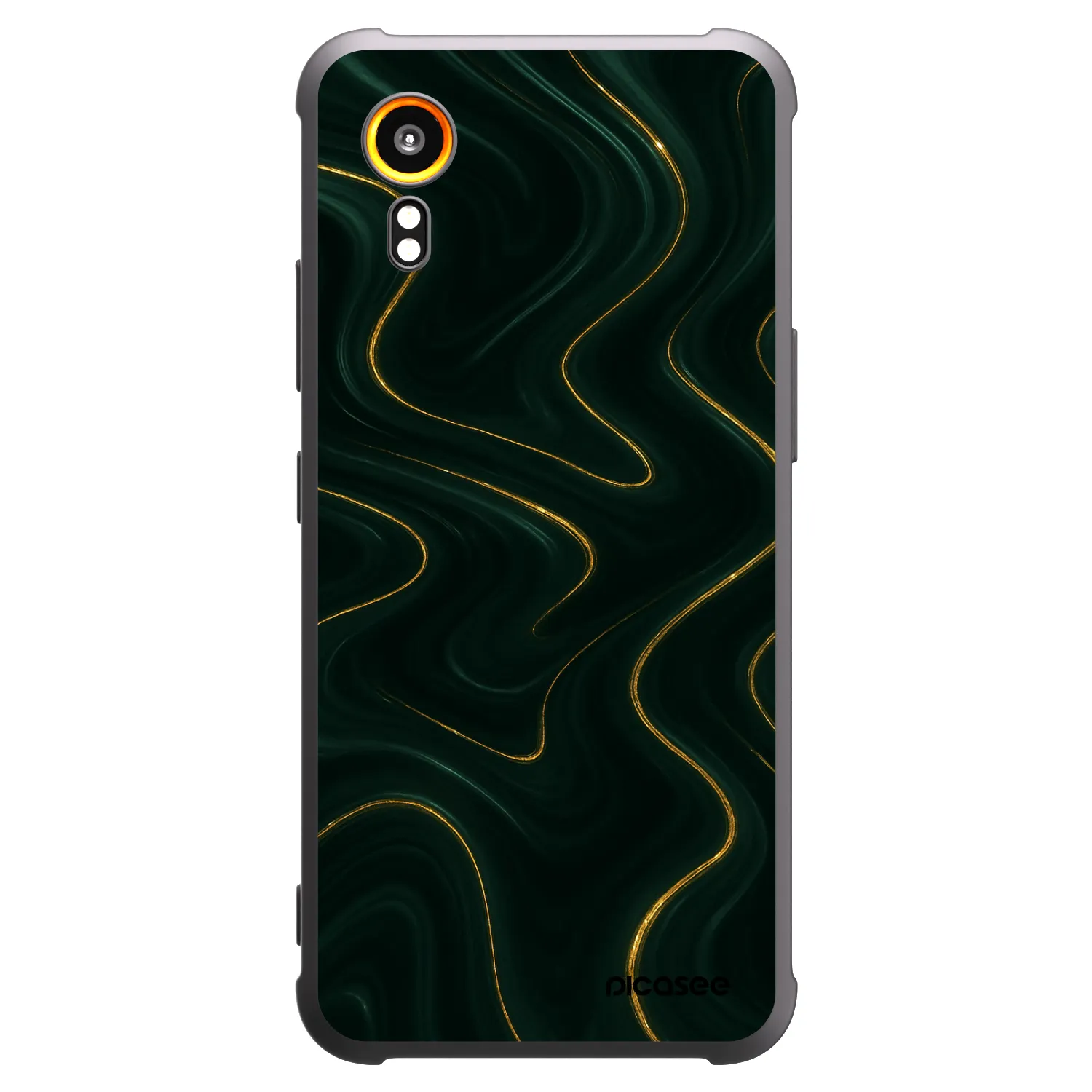 Picasee Samsung Galaxy Xcover 7 Hülle - Schwarzes Silikon - Vawes